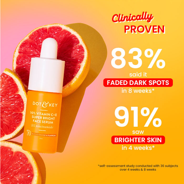 Dot & Key 10% Vitamin C + E Face Serum with 5% Niacinamide, 30ml