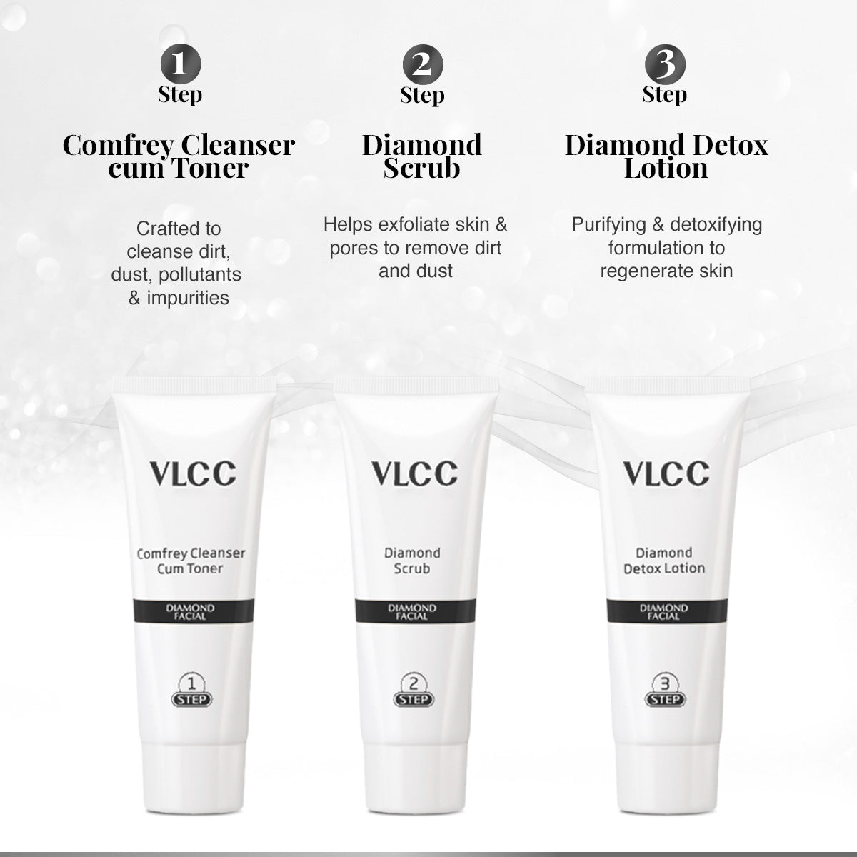 VLCC Diamond Single Facial Kit - 60 g - Image 6 - Buy from Indicrest