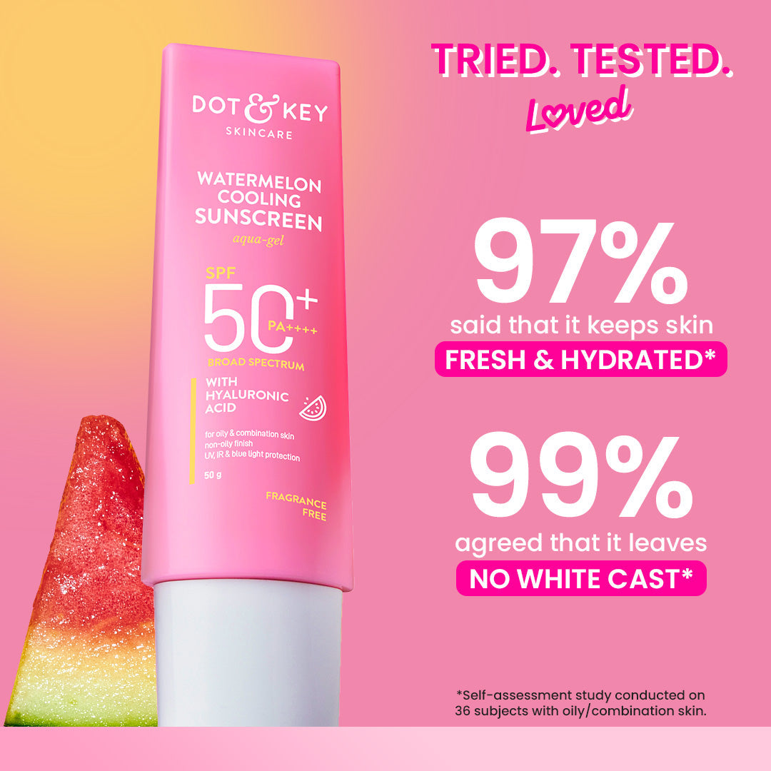 Dot & Key Watermelon Sunscreen, SPF 50+ PA++++, 50g