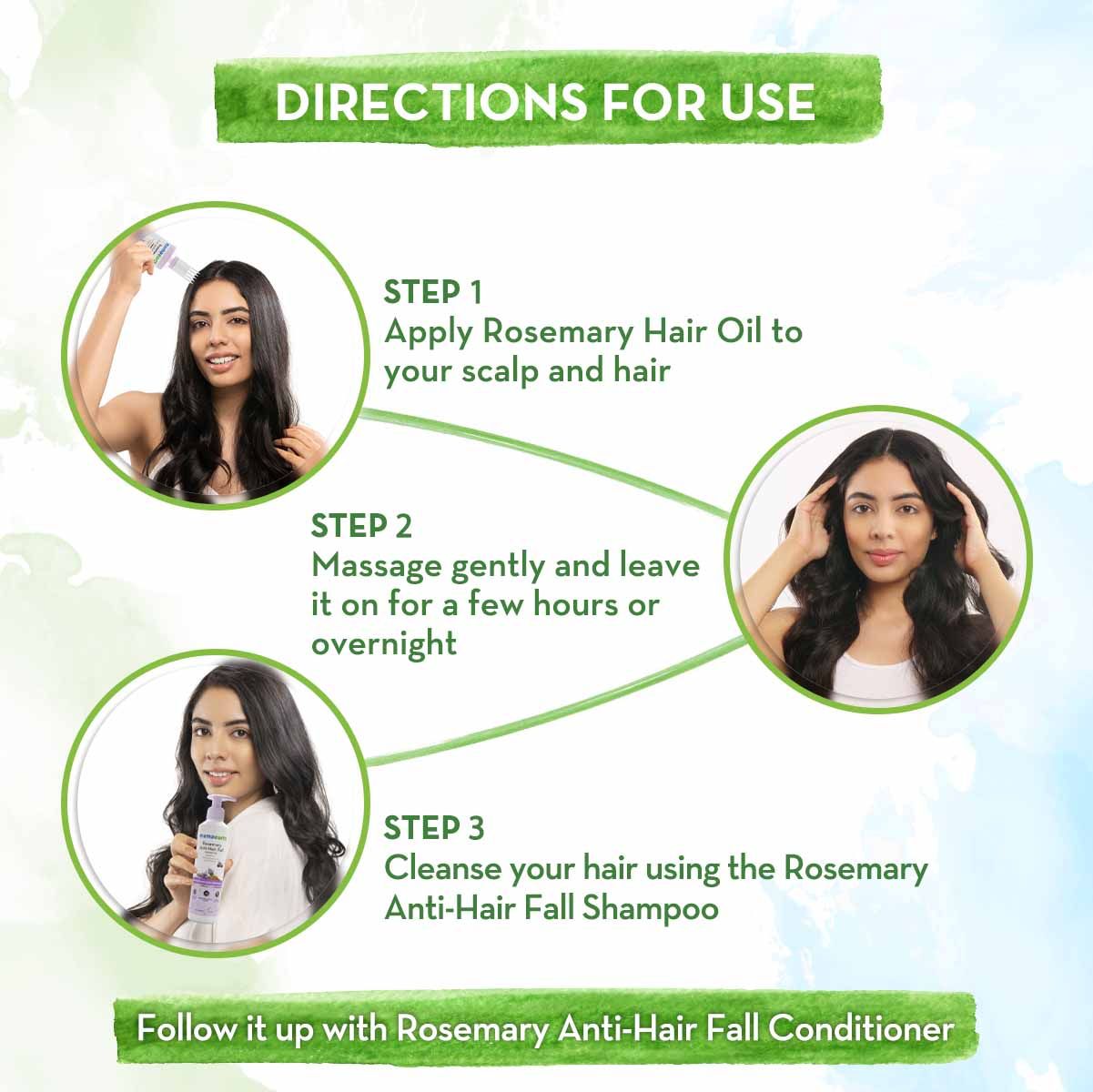 Mamaearth Rosemary Hair Growth Combo, 400ml - Image 4 - Buy from Indicrest