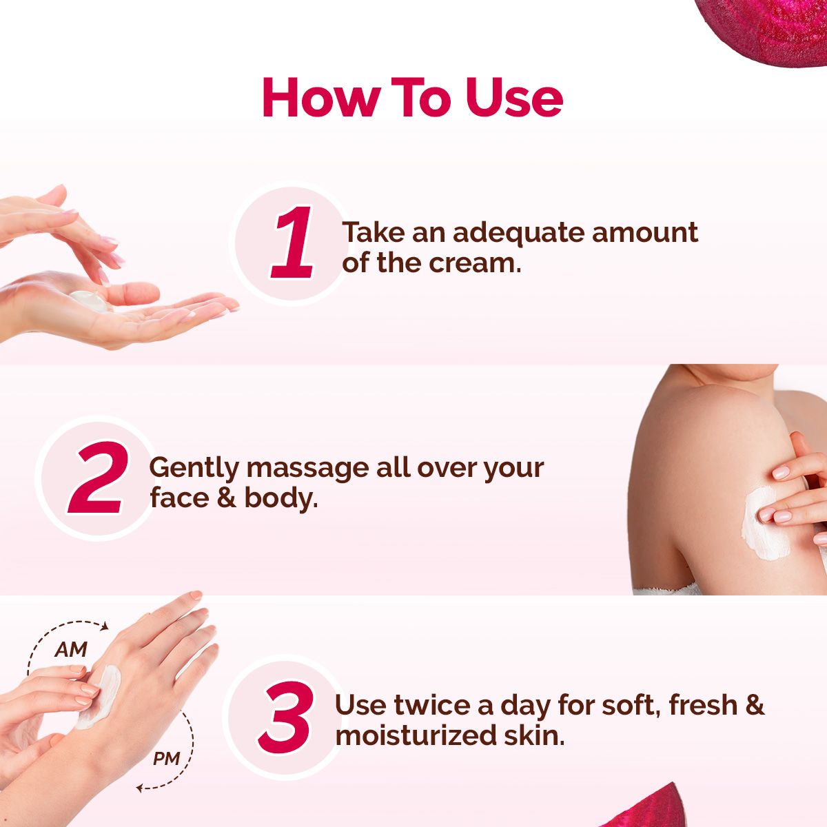 Mamaearth Beetroot Hydraful Light Moisturizing Cream with Beetroot & Hyaluronic Acid for Hydrated Pink Glow, 50g - Image 4 - Buy from Indicrest