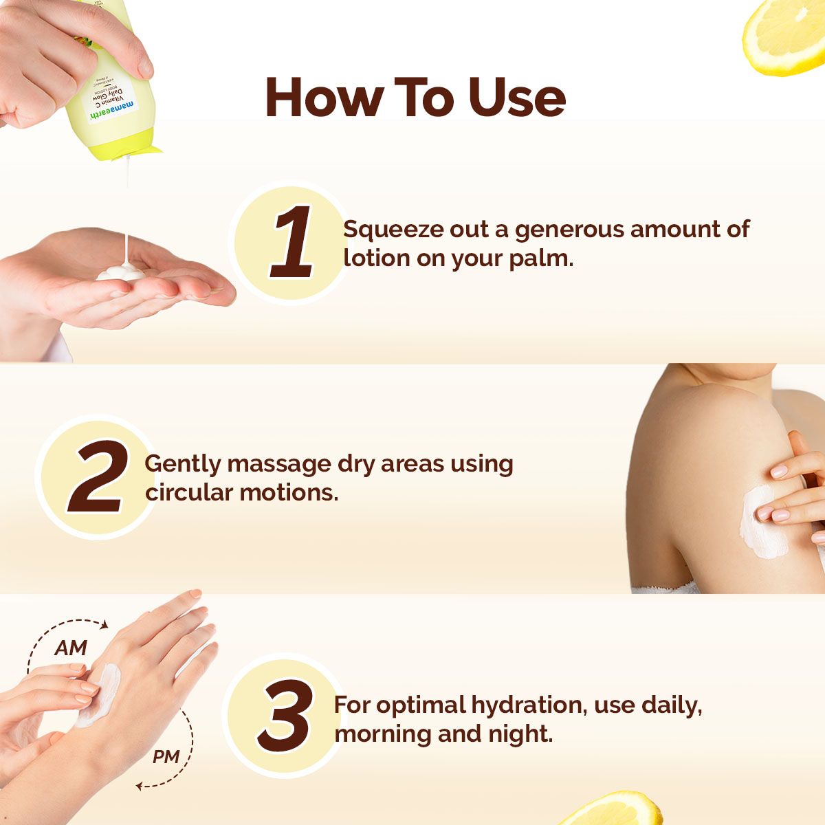 Mamaearth Vitamin C Daily Glow Body Lotion For Skin Brightening, 200ml - Image 5 - Buy from Indicrest