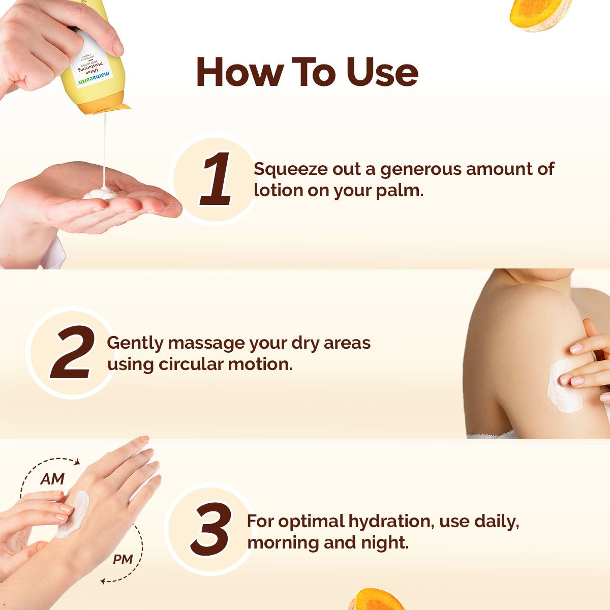 Mamaearth Ubtan Moisturizing Body Lotion with Turmeric & Saffron for Glowing Skin, 200ml - Image 4 - Buy from Indicrest