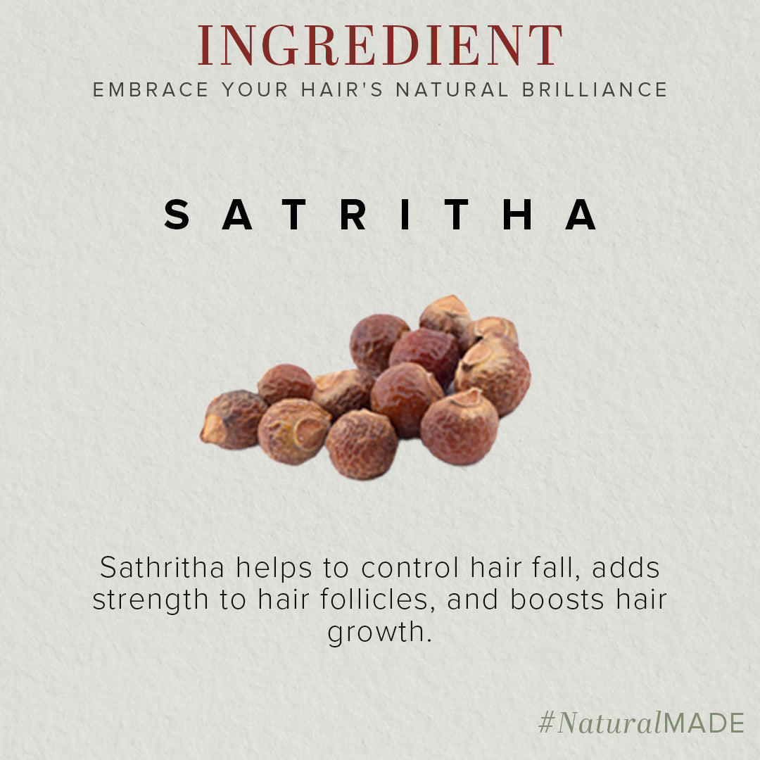 Khadi Natural Satritha Hair Cleanser - 210ml - Image 3 - Buy from Indicrest