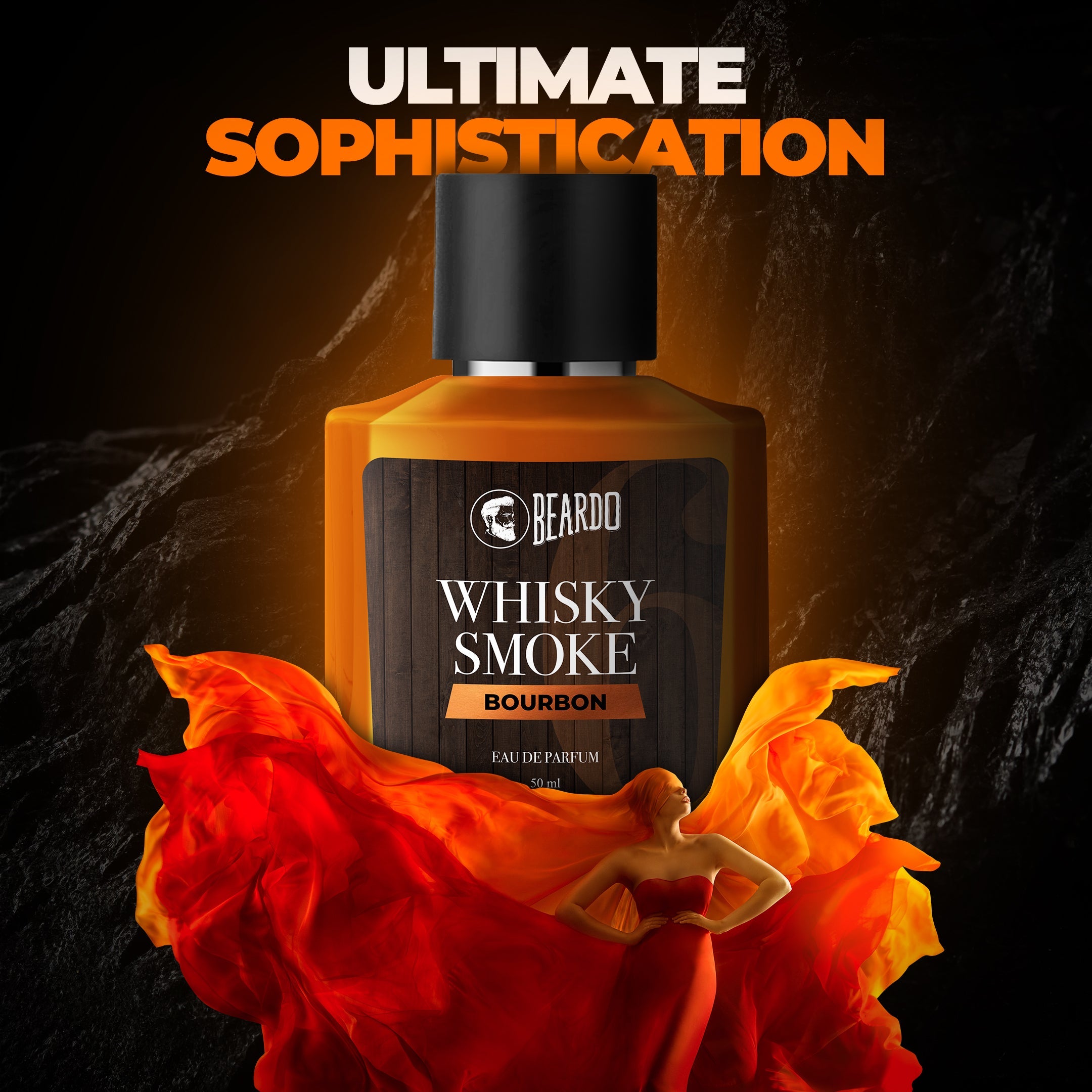 Beardo Whisky Smoke 50ml & WS Bourbon EDP 50ml Combo - Image 8 - Buy from Indicrest