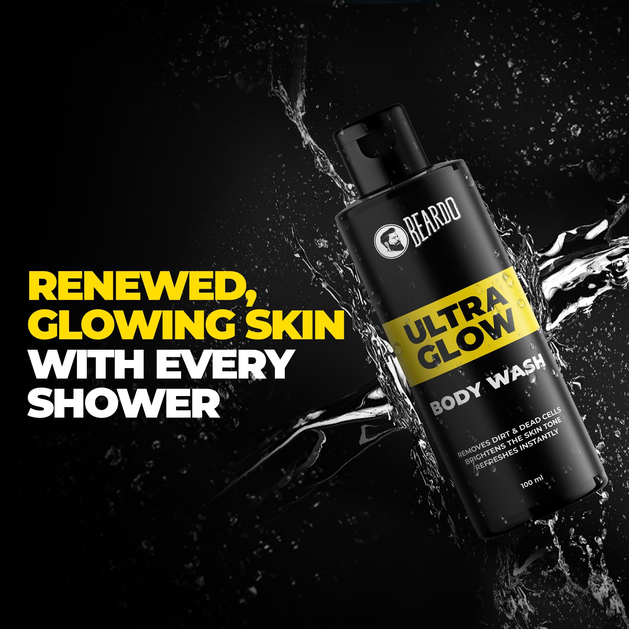 Beardo Ultraglow Bodywash, 100ml - Image 5 - Buy from Indicrest