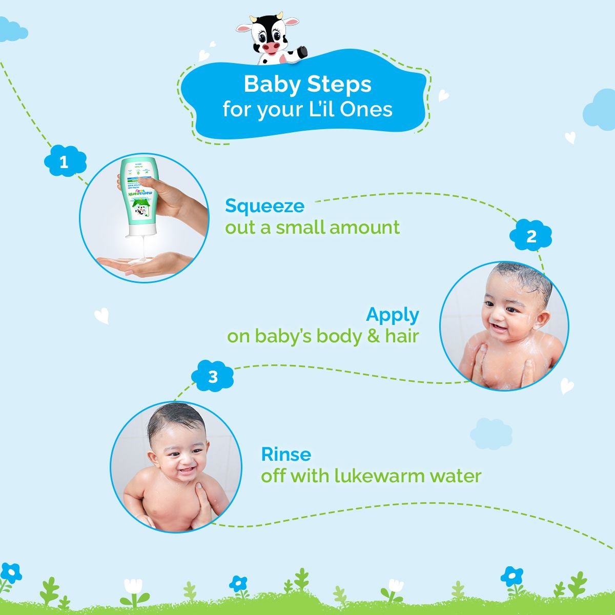 Mamaearth Milky Soft Head to Toe Wash With Oats, Milk, and Calendula for Babies, 200ml - Image 4 - Buy from Indicrest