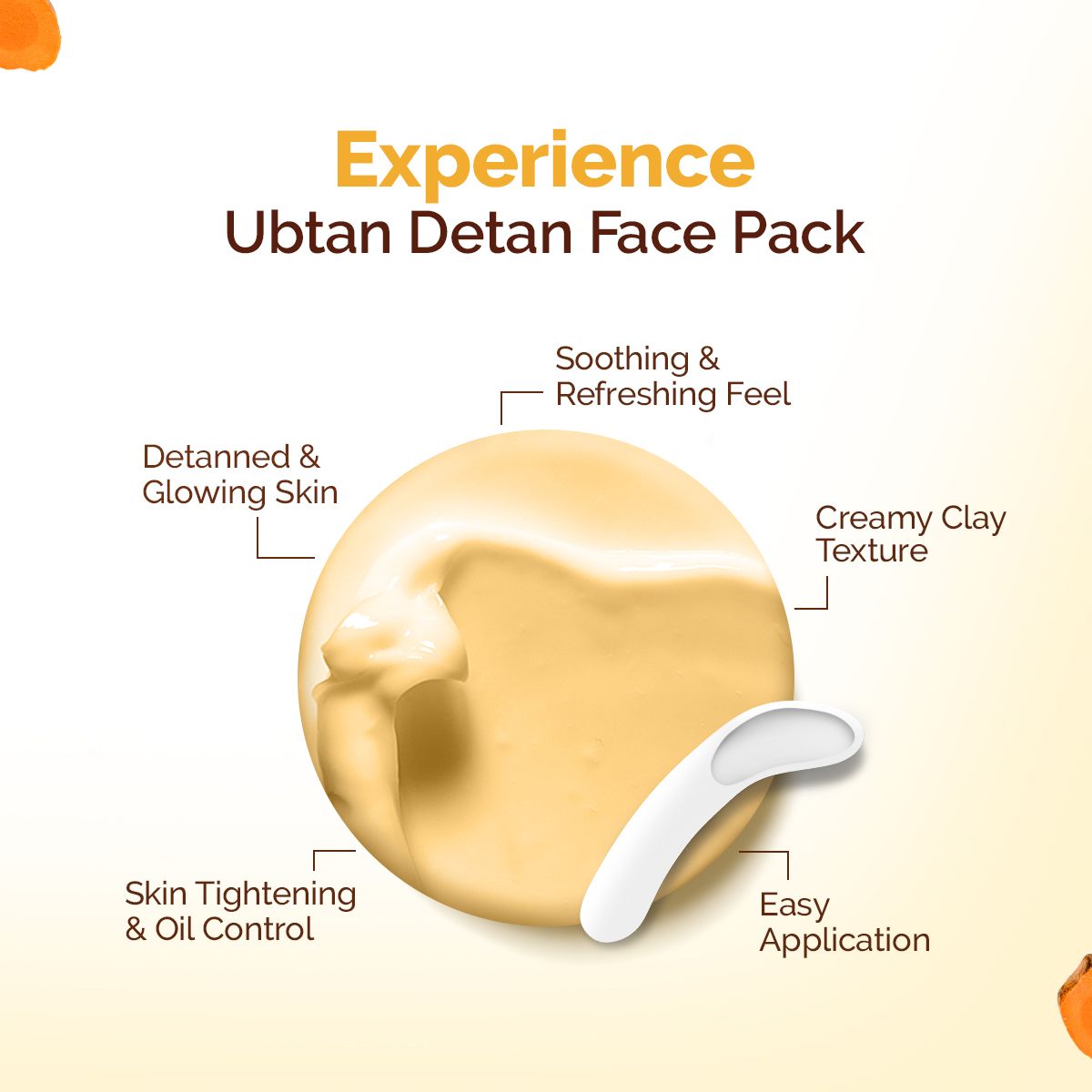 Mamaearth Ubtan Detan Face Pack with Turmeric & Saffron for Normal to Oily Skin, 200g - Image 6 - Buy from Indicrest