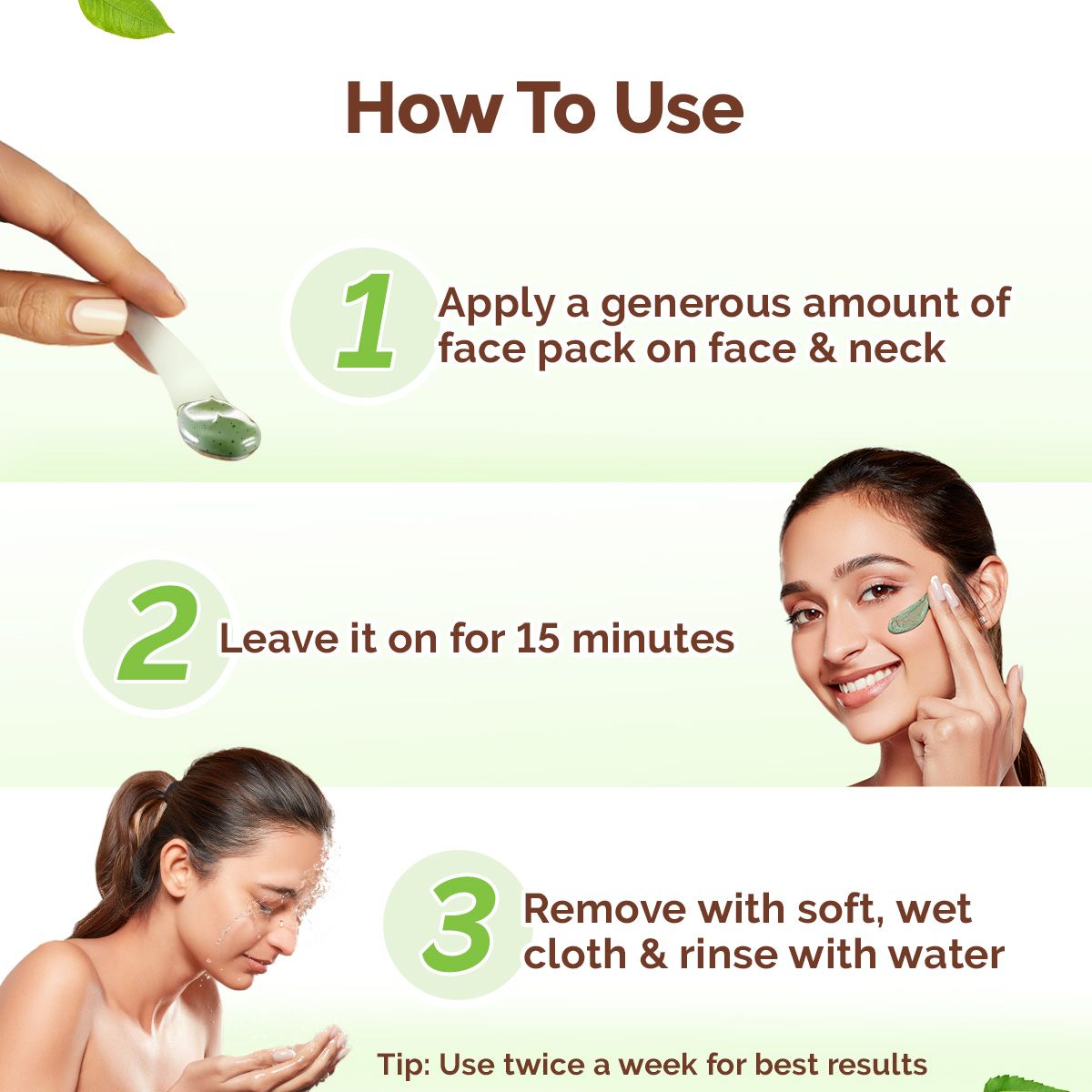 Mamaearth Tea Tree Oil Control Face Pack with Tea Tree & Salicylic Acid for Normal to Oily Skin, 200g - Image 4 - Buy from Indicrest