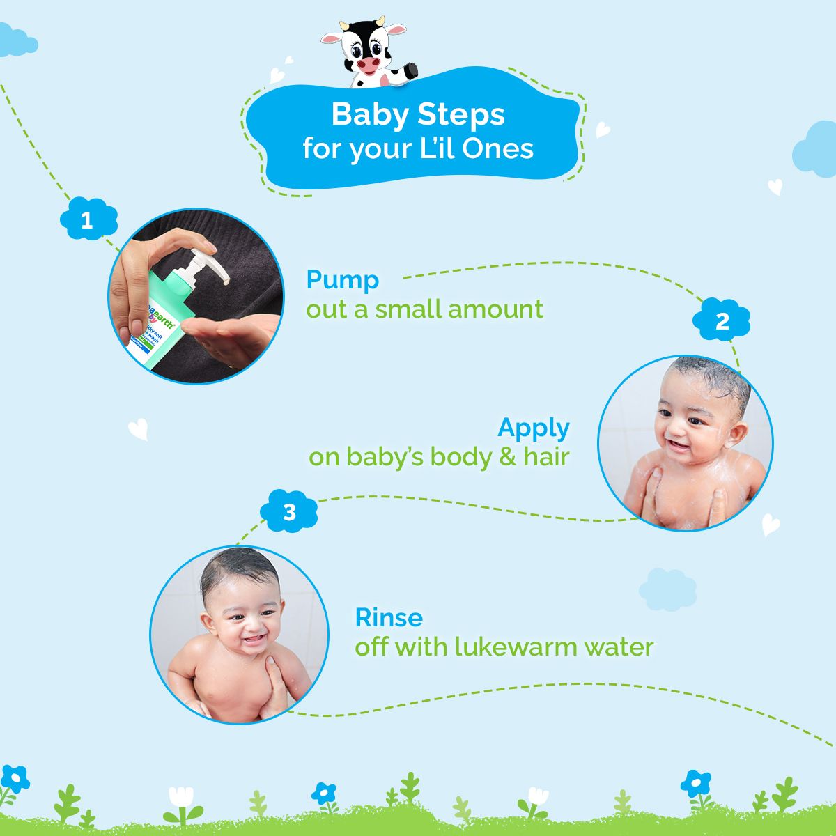 Mamaearth Milky Soft Head to Toe Wash With Oats, Milk, and Calendula for Babies, 400ml - Image 5 - Buy from Indicrest