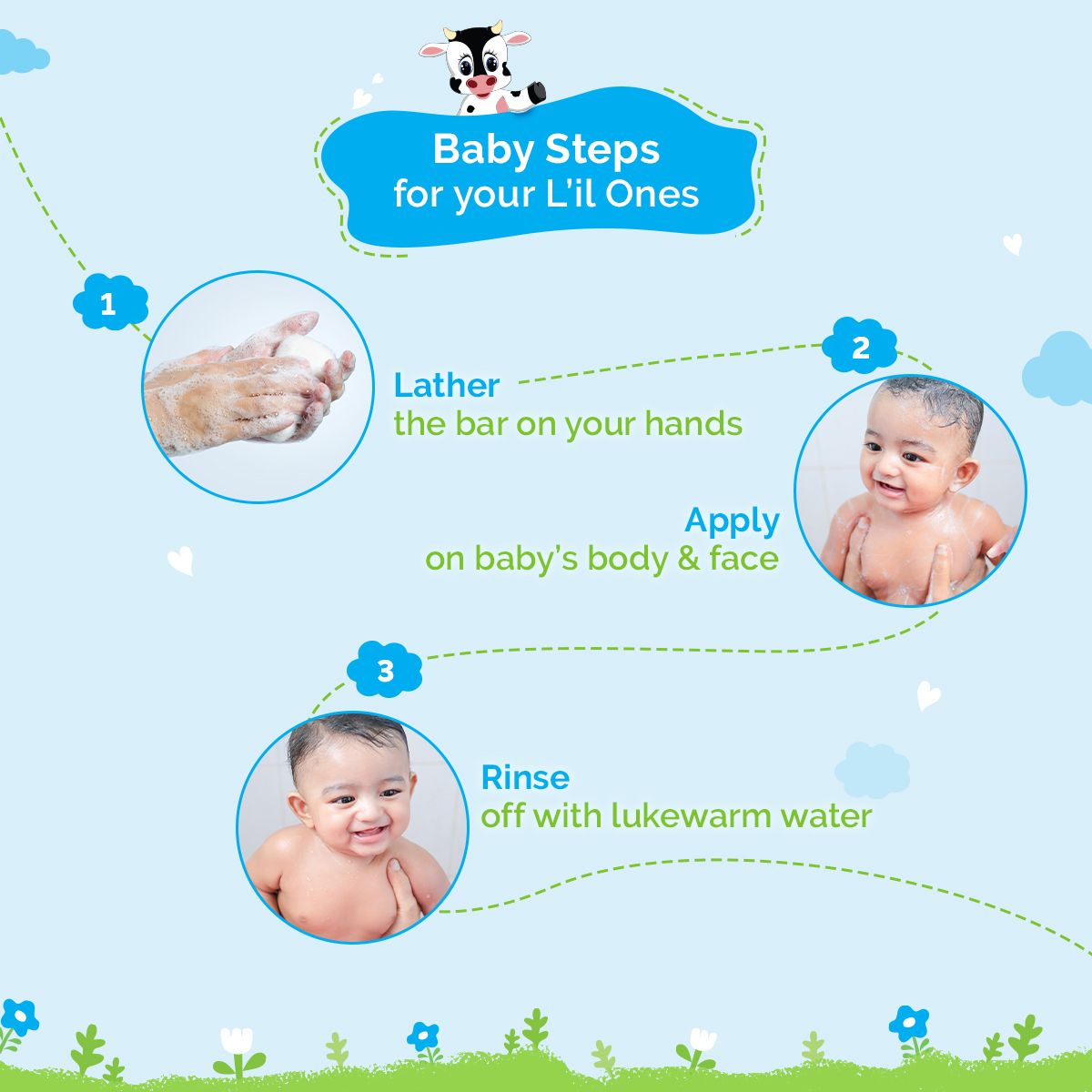 Mamaearth Milky Soft Bathing Bar for Babies with Oats, Milk and Calendula, Pack of 2 X 75g  - Image 5 - Buy from Indicrest