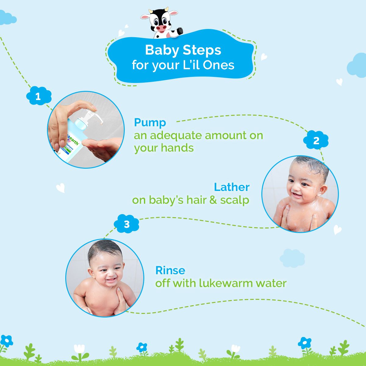 Mamaearth Milky Soft Shampoo with Oats, Milk and Calendula for Babies, 400ml - Image 5 - Buy from Indicrest