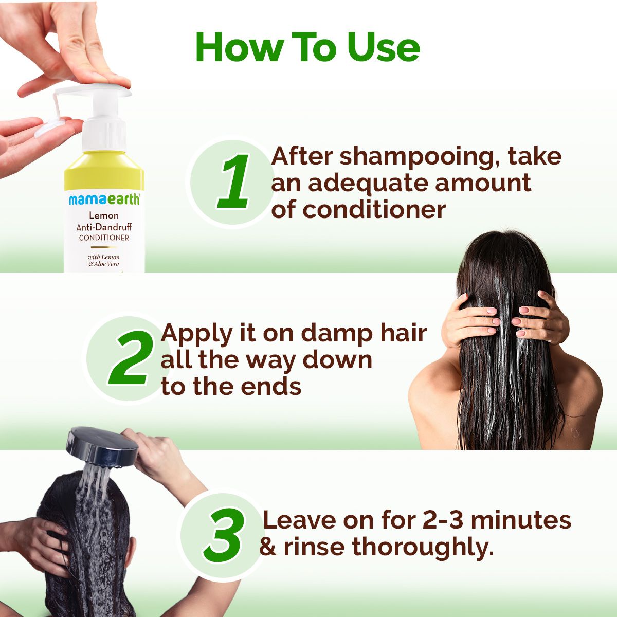 Mamaearth Lemon Anti-Dandruff Conditioner with Lemon & Aloe Vera for Itchy & Flaky Scalp, 250ml - Image 6 - Buy from Indicrest