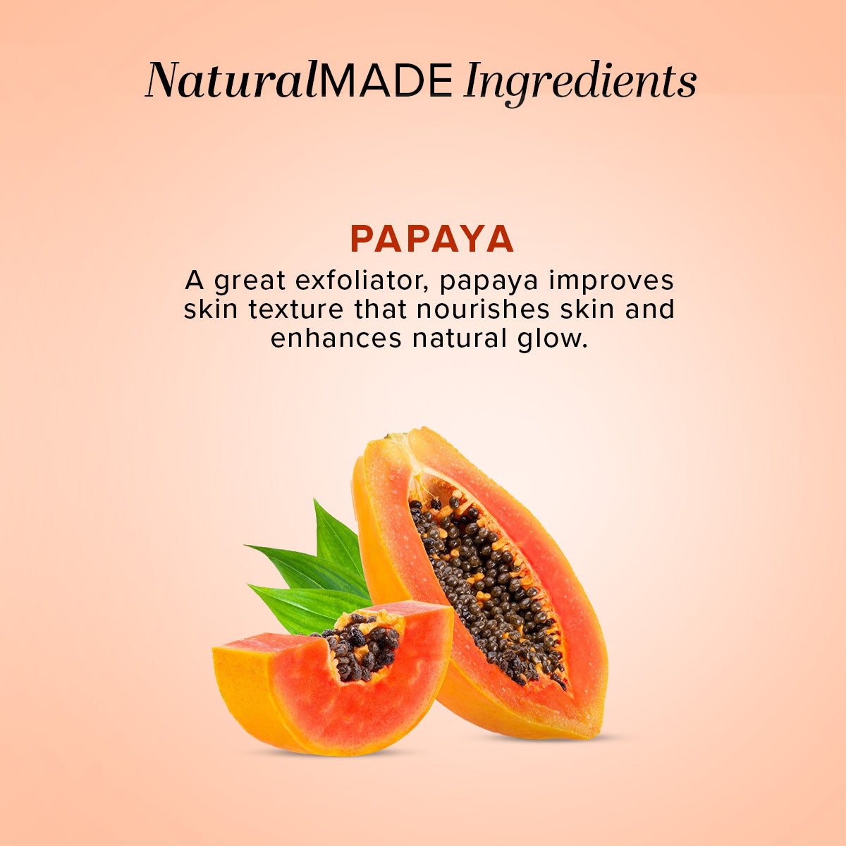 Khadi Natural Papaya Face Wash SLS & Paraben Free - 100gm - Image 3 - Buy from Indicrest