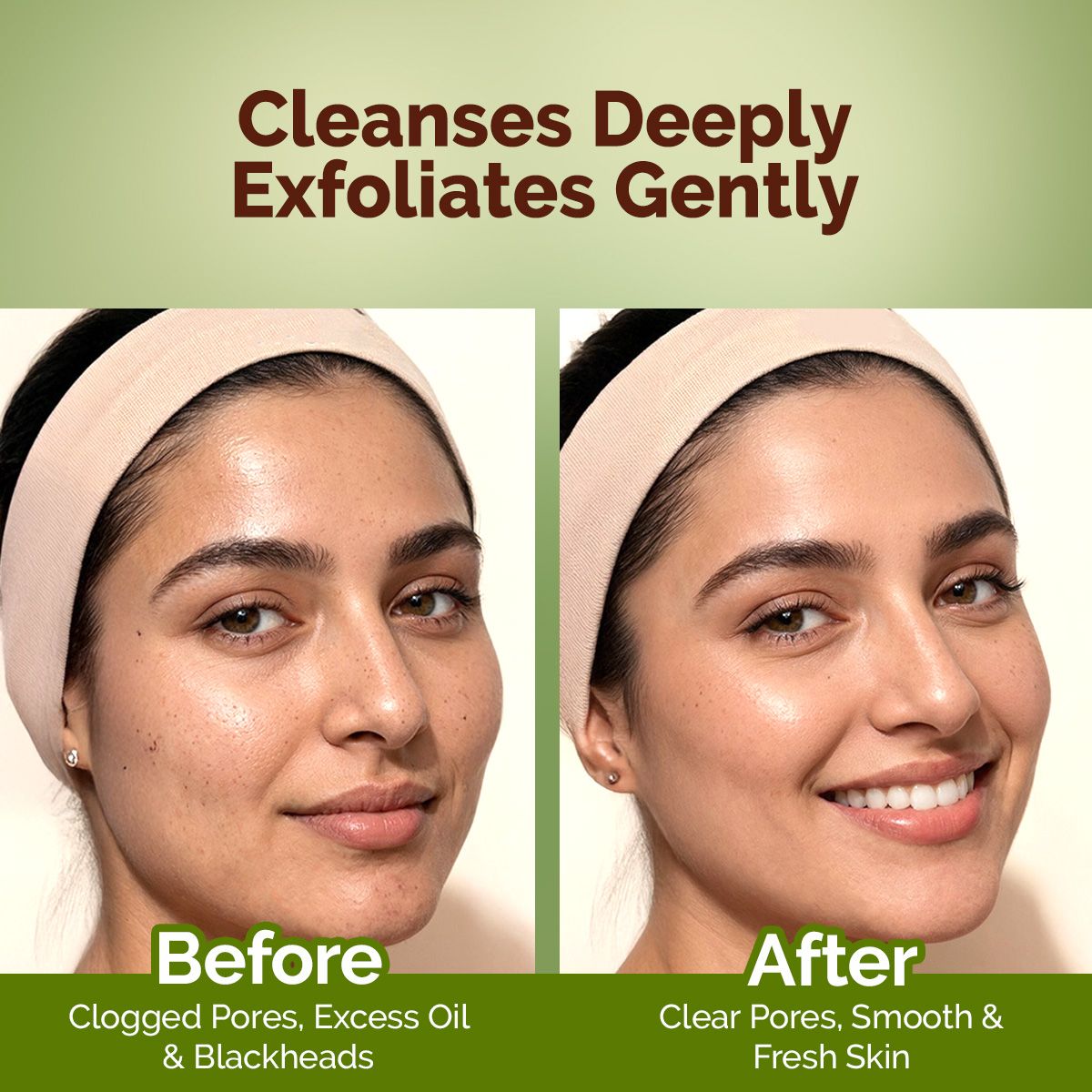 Mamaearth Mung Bean Pore Cleansing Foam Scrub with Mung Bean, AHA & BHA for Normal to Oily Skin, Pack of 2 X 100g - Image 6 - Buy from Indicrest