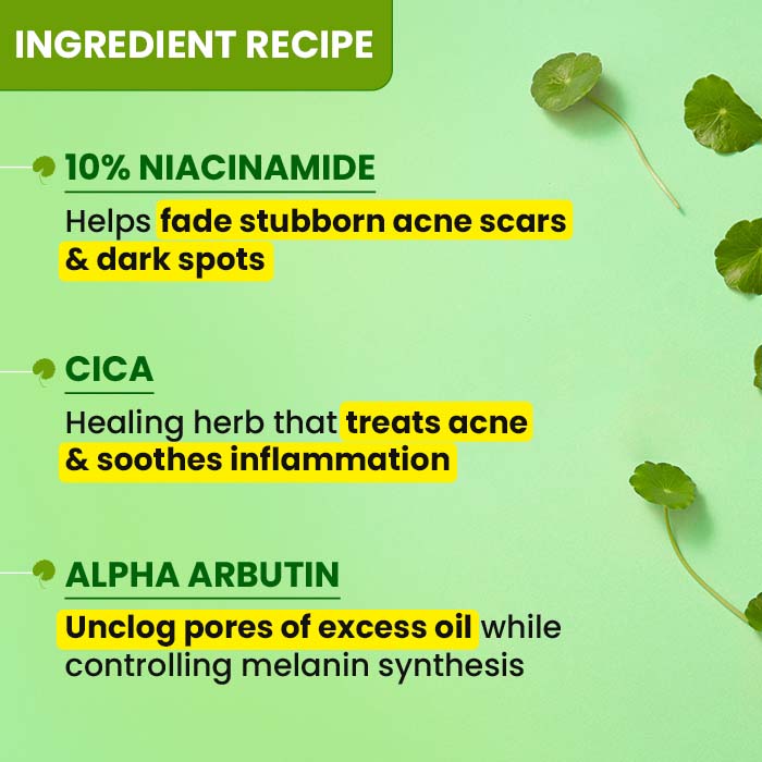 Dot & Key Cica + 10% Niacinamide Face Serum for Oily Skin, 30ml