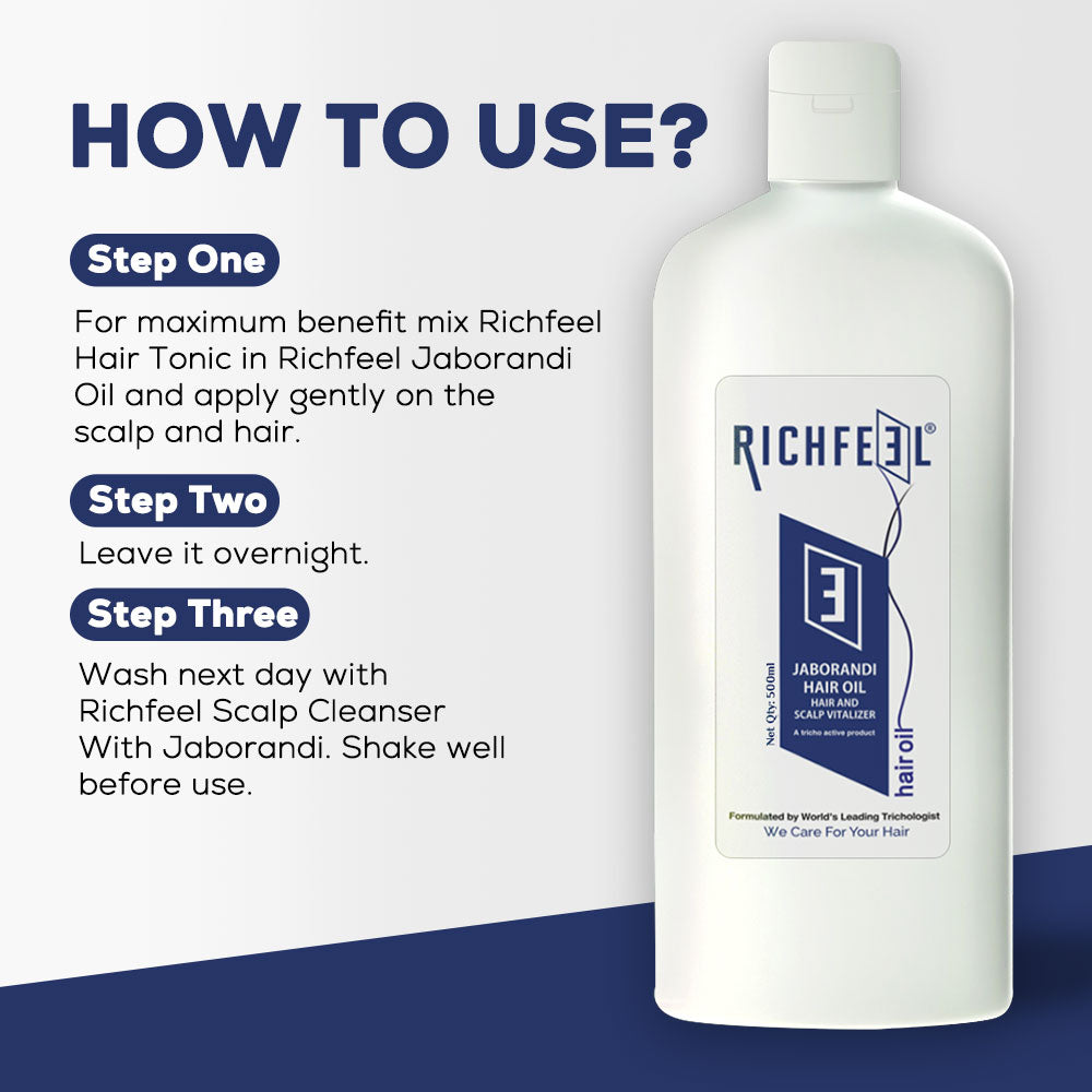 Richfeell Jaborandi Hair Oil 500 Ml - Image 5 - Buy from Indicrest