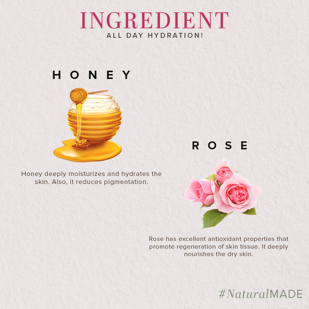 Khadi Natural Rose & Honey Moisturiser SLS & Paraben Free - 210ml Sale - Image 3 - Buy from Indicrest