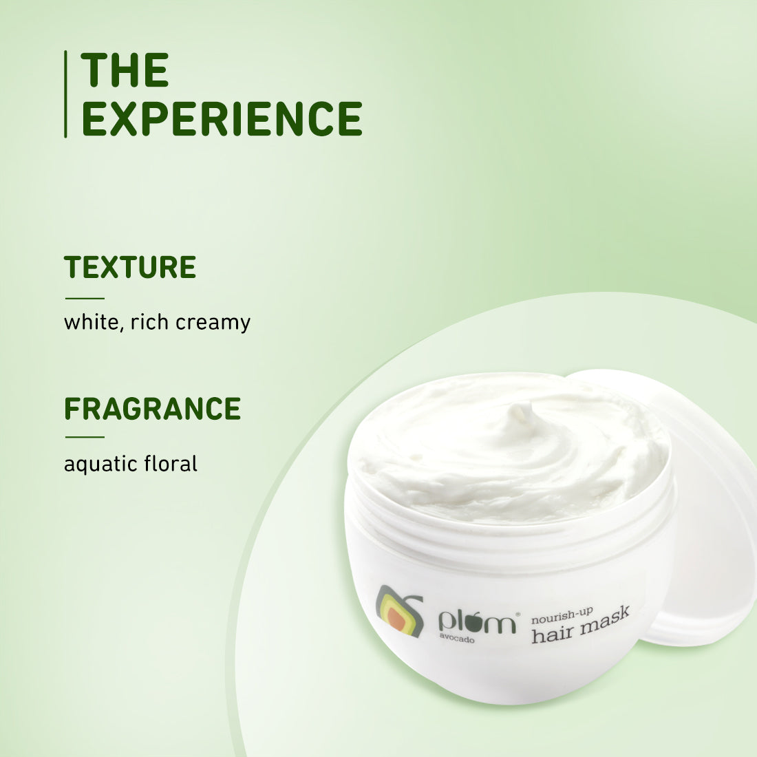 Plum Avocado Nourish-Up Hair Mask | Nourishes Hair | Retains Moisture, 250g