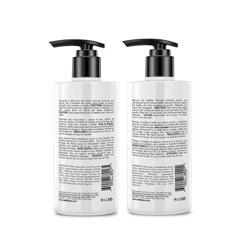 De Fabulous Reviver Shampoo 250ml and Conditioner 250ml and Acai Oil 59ml - Image 5 - Buy from Indicrest
