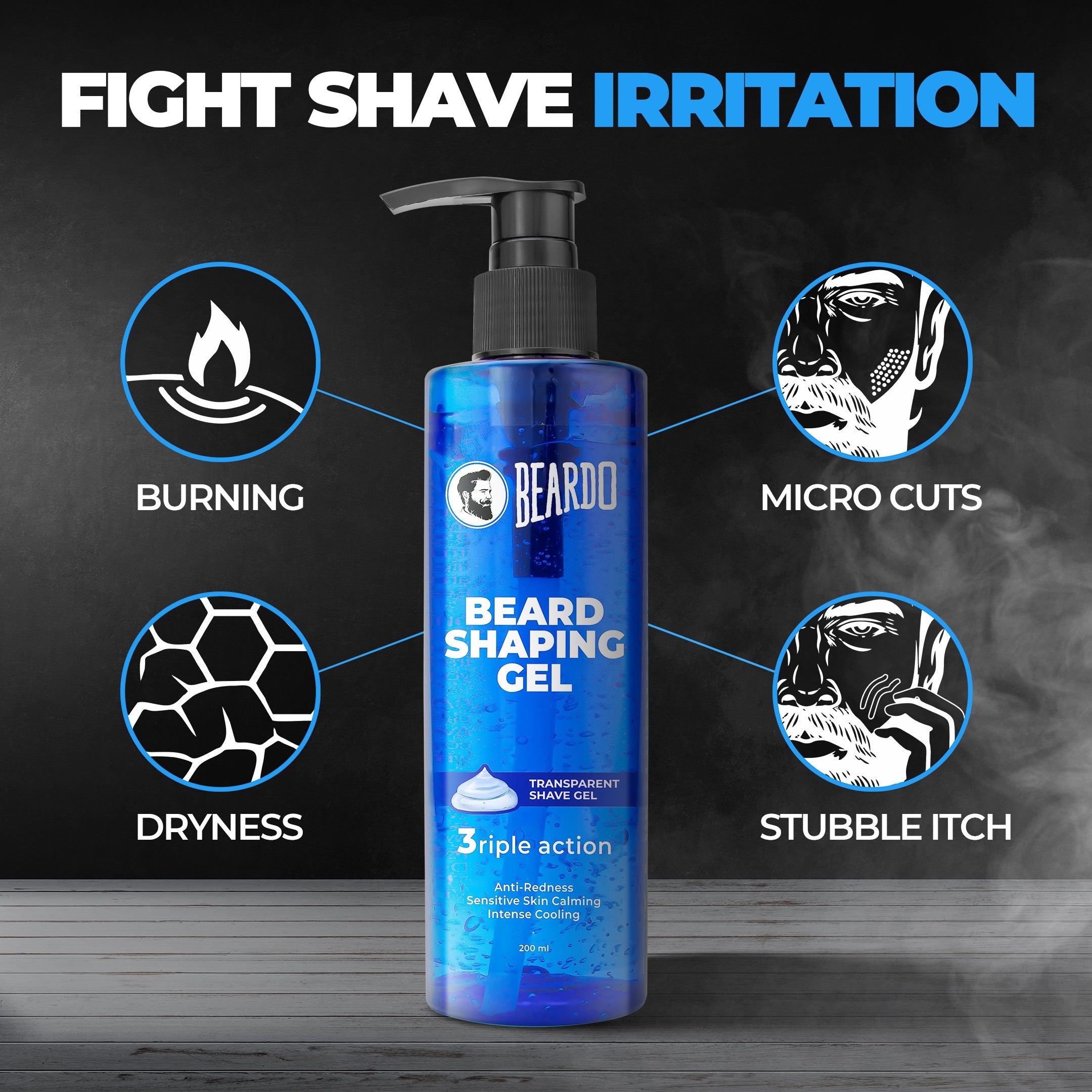 Beardo Beard Shaping Gel, 200ml - Image 4 - Buy from Indicrest