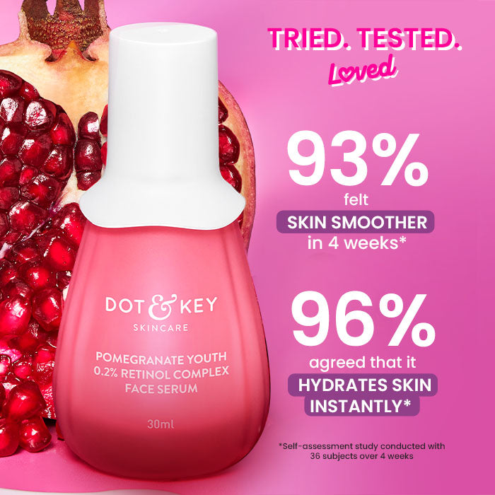 Dot & Key Pomegranate Youth 0.2% Retinol Complex Face Serum, 30ml