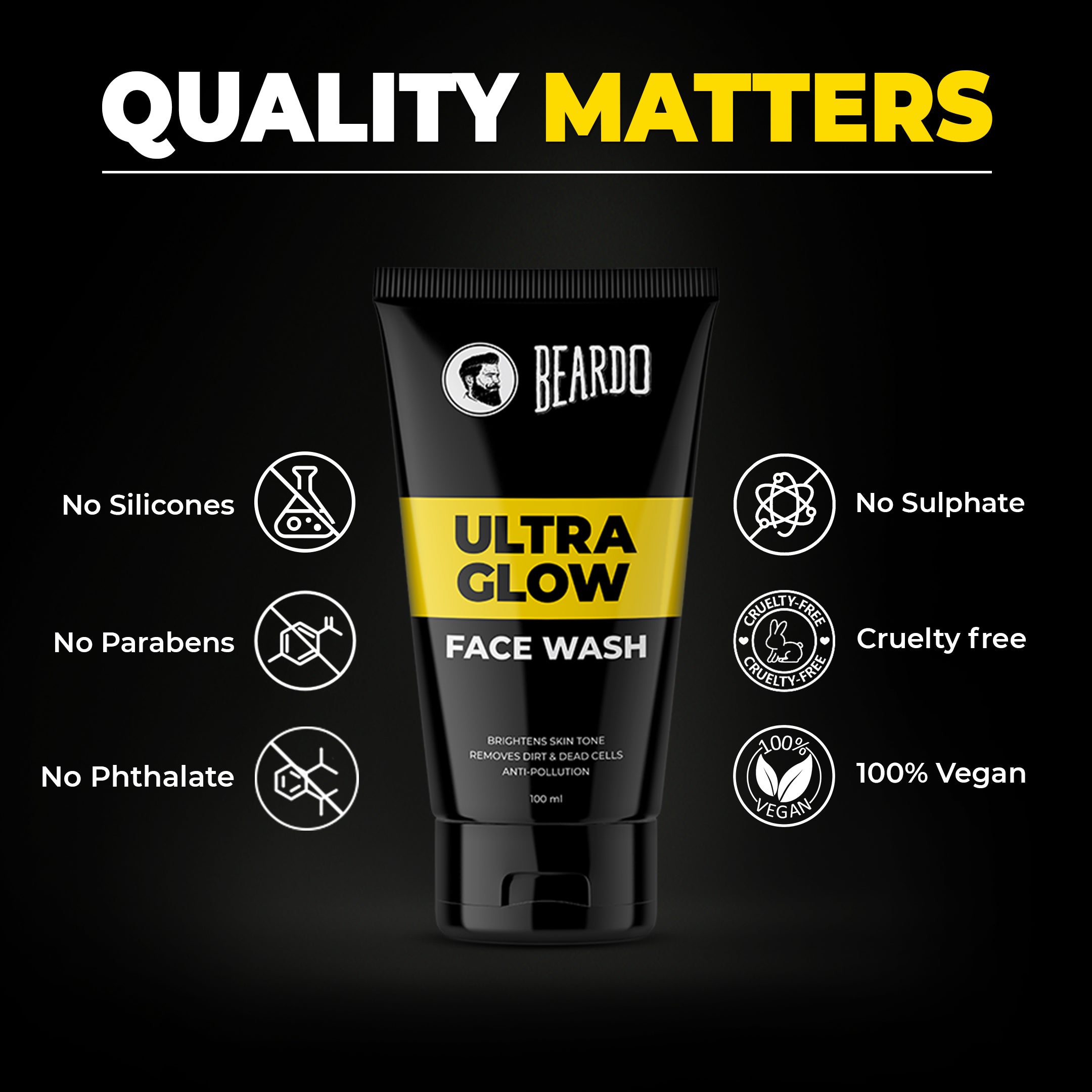 Beardo Ultraglow Face Cream & Ultraglow Facewash Combo - Image 9 - Buy from Indicrest