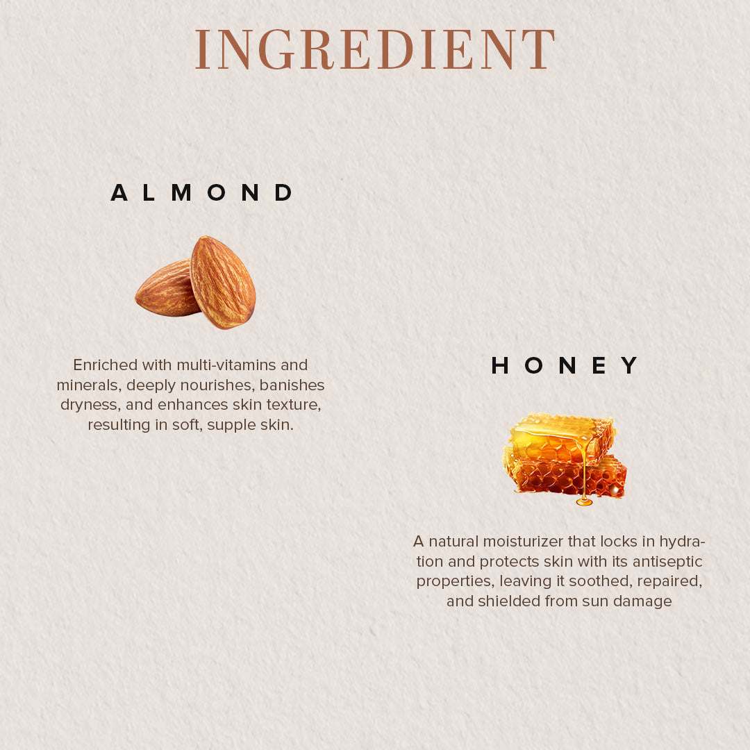 Khadi Natural Almond & Honey Exfoliating Facial Scrub - 100gm Sale - Image 3 - Buy from Indicrest