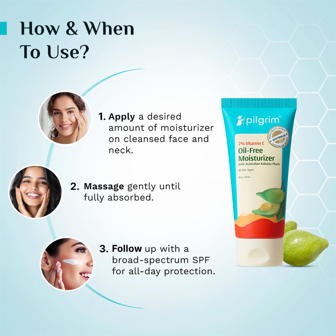 Pilgrim 2% Vitamin C Oil-Free Moisturizer, 50g - Image 6 - Buy from Indicrest