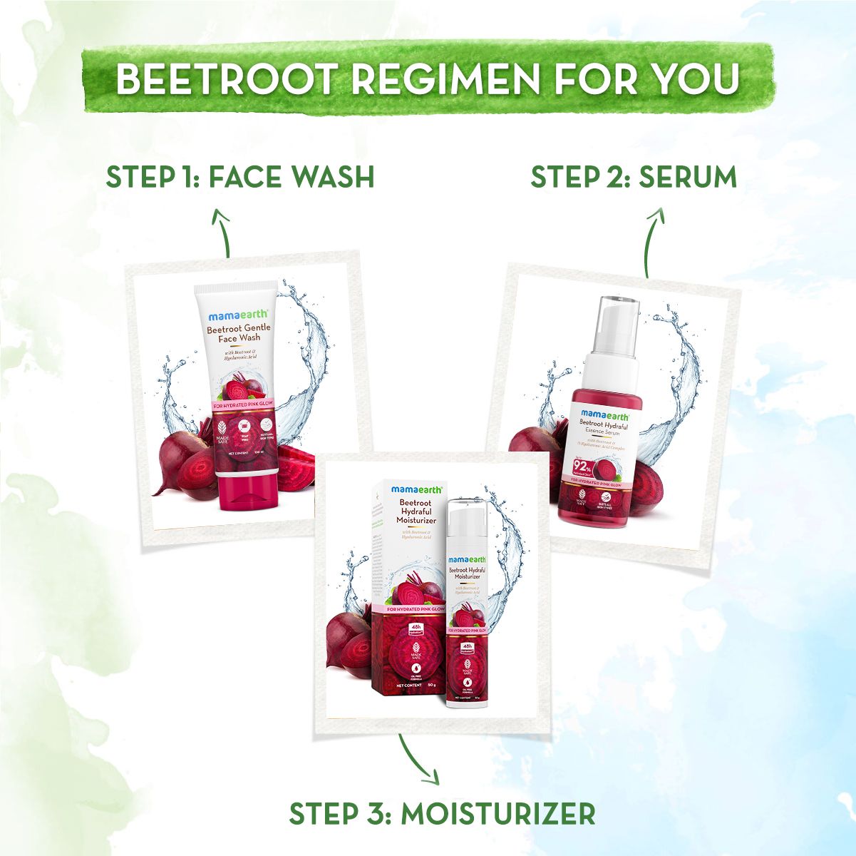 Mamaearth Beetroot Hydraful Essence Serum, 50ml - Image 5 - Buy from Indicrest