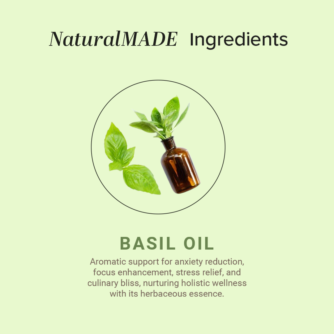 Khadi Natural Basil - Pure Essential Oil - 15ml - Image 3 - Buy from Indicrest