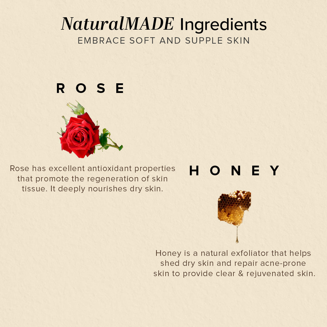 Khadi Natural Rose & Honey With Rose Petals Soap Combo Pack Of 3 – 100gm Each - Image 3 - Buy from Indicrest