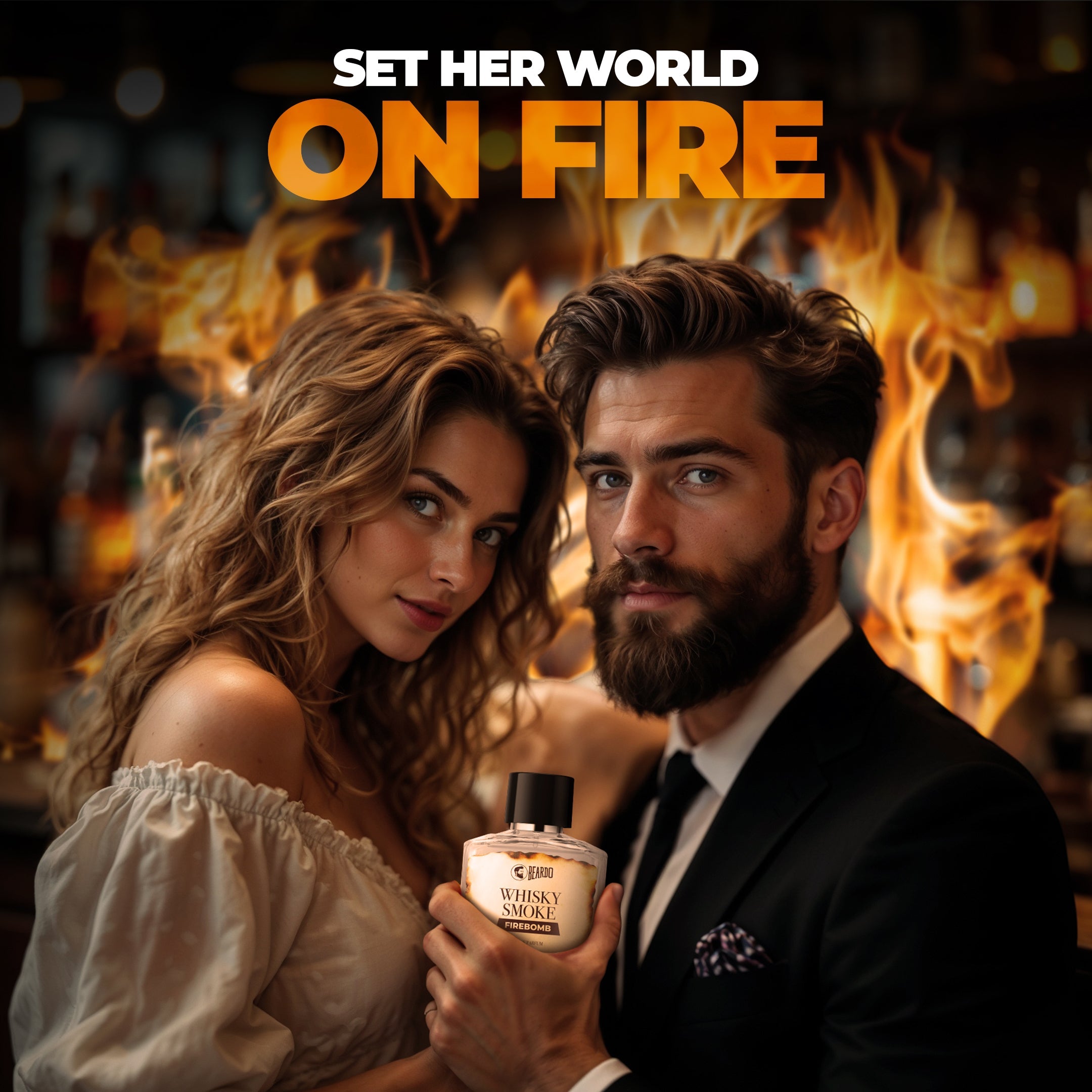 Beardo Whisky Smoke Firebomb Perfume EDP, 100ml - Image 5 - Buy from Indicrest