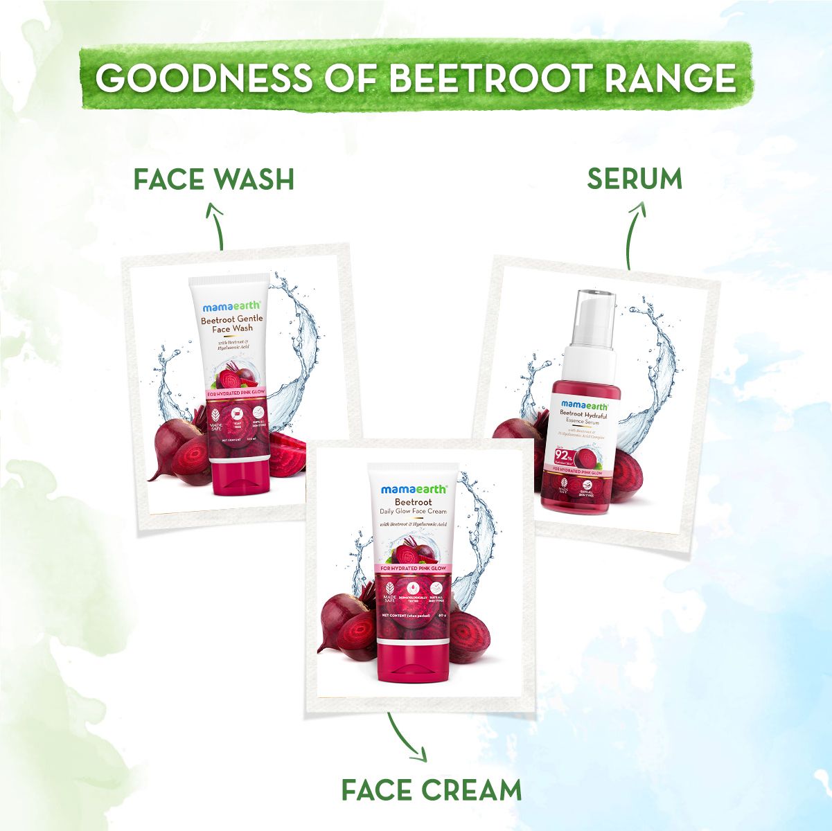 Mamaearth Beetroot Daily Glow Face Cream With Beetroot & Hyaluronic Acid, Pack of 3 X 80g - Image 6 - Buy from Indicrest