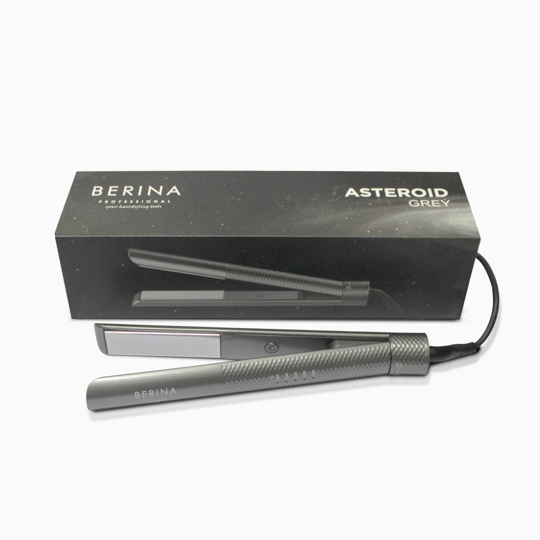 Berina Professional Asteroid BC-069 Powerful Hair Straightener | Sleek Finish & Professional Styling, Pearl White