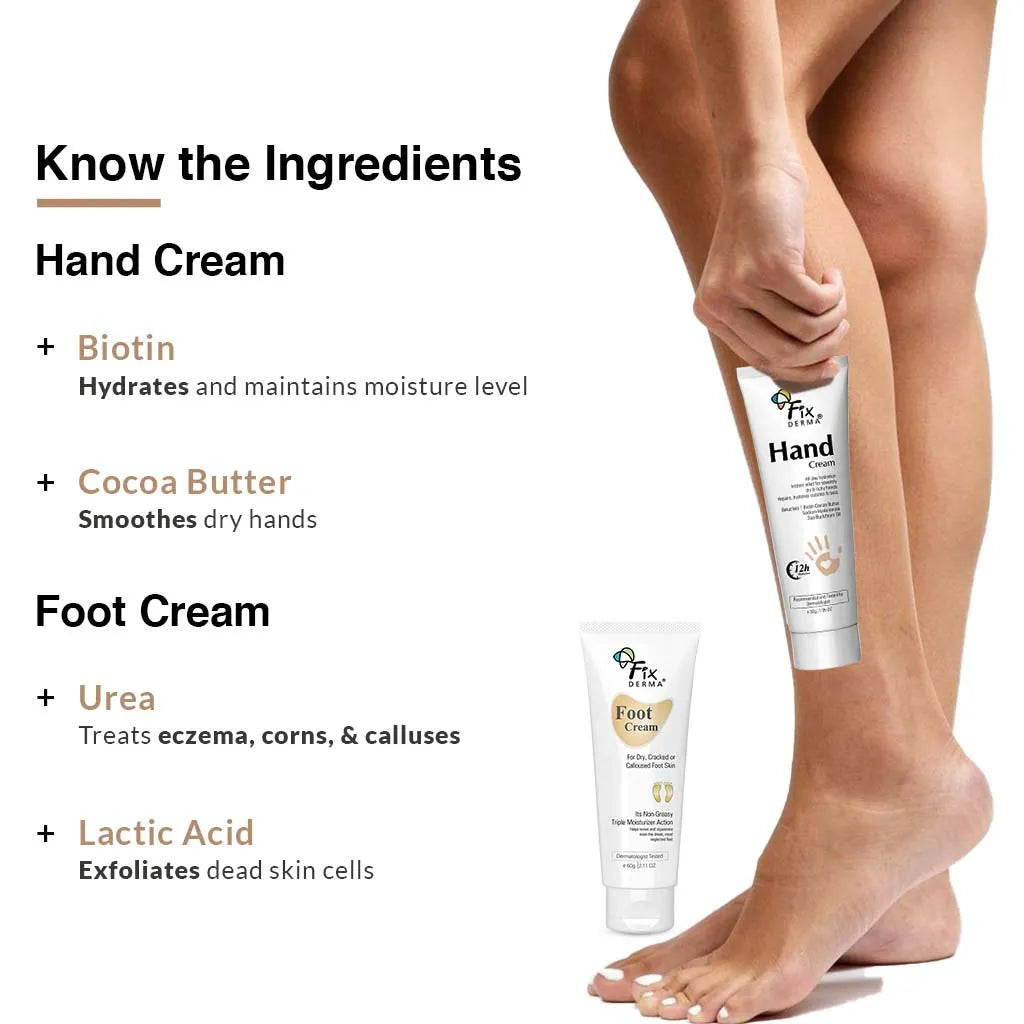 Fixderma Hand and Foot Cream Combo | Repair, Hydrate and Revitalize Dry Hands & Cracked Heels, Lip Shield 15g + Sunscreen 40g - Image 6 - Buy from Indicrest