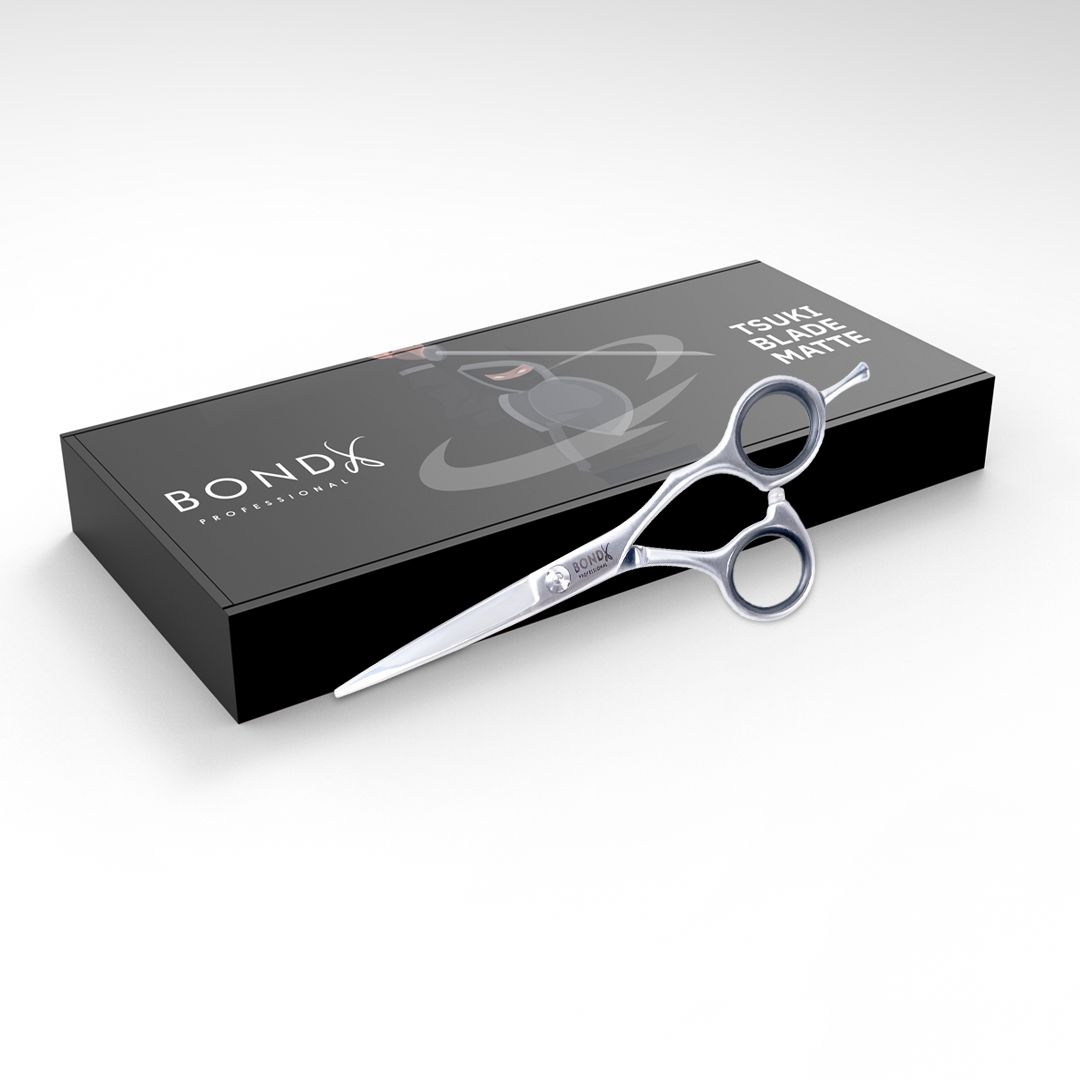 Berina Professional Tsuki Blade Matte B-P680460 Texturizing Shears | Medium Texturizing & Blending Effect, B-P680460