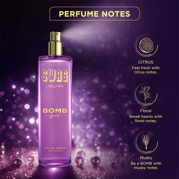 SWAG BOMB Girl Perfume - 100ml - Image 4 - Indicrest