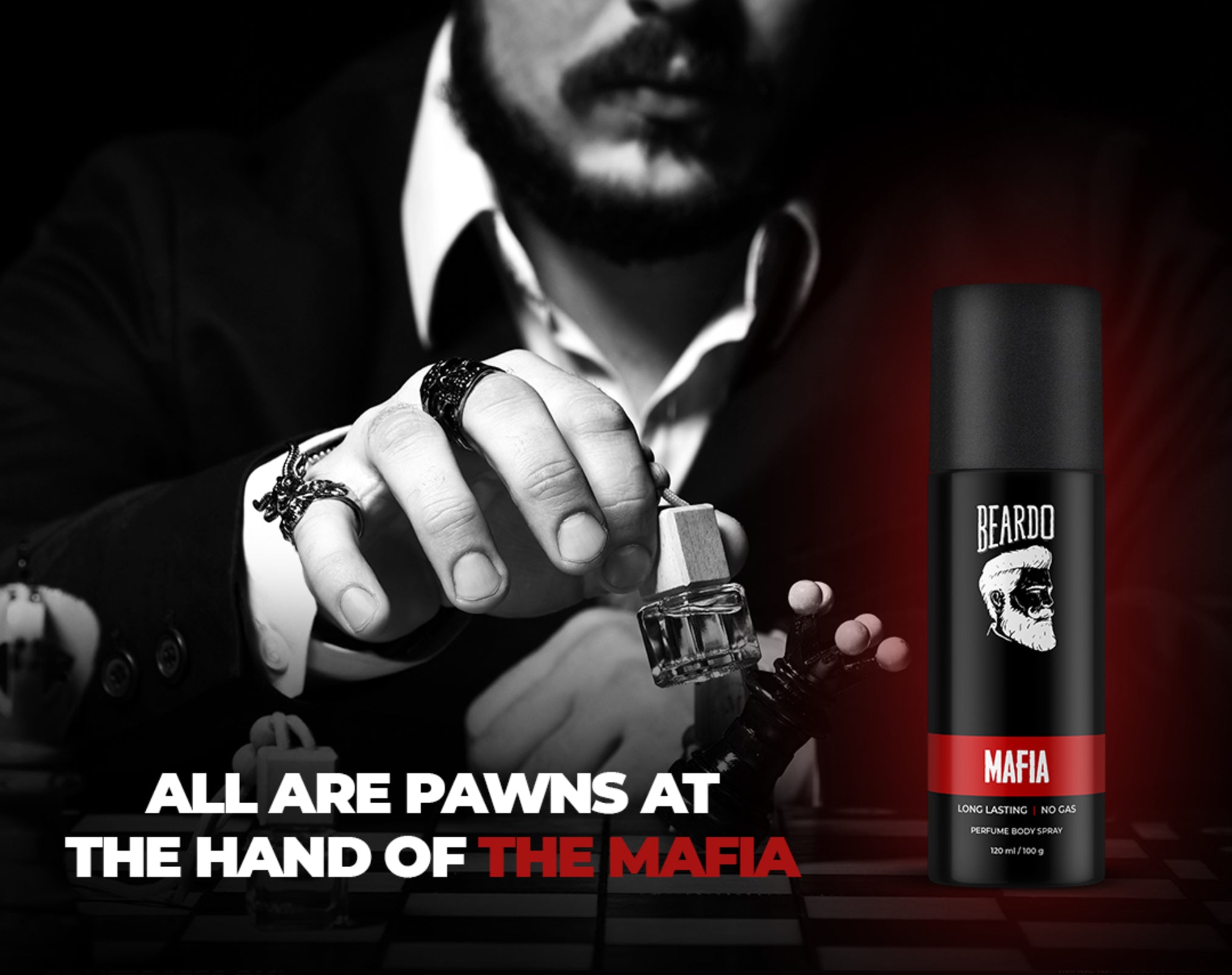Beardo Mafia Perfume Body Spray 120ml, Pack of 2 - Image 5 - Buy from Indicrest