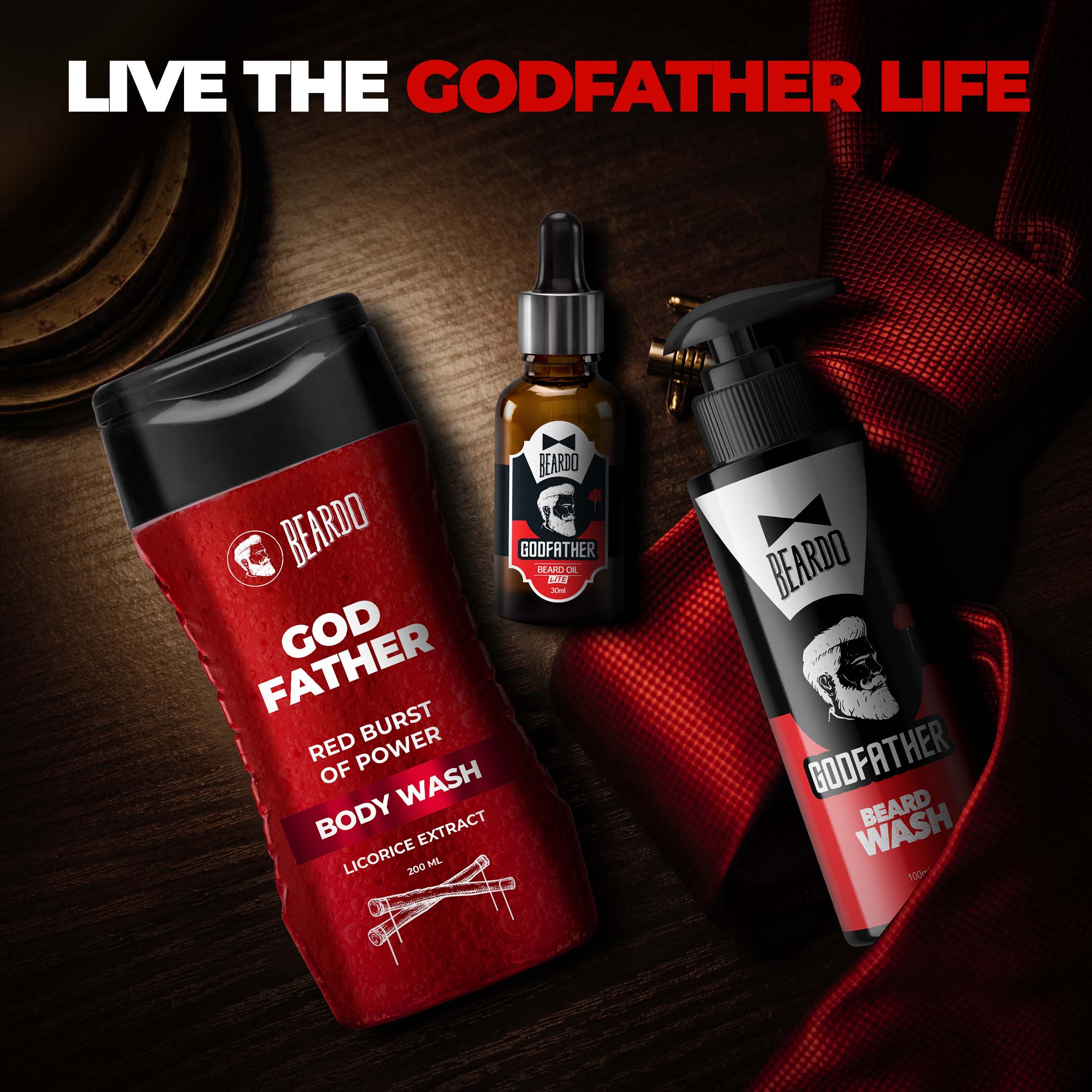 Beardo Godfather Beard oil, 30ml - Image 5 - Buy from Indicrest