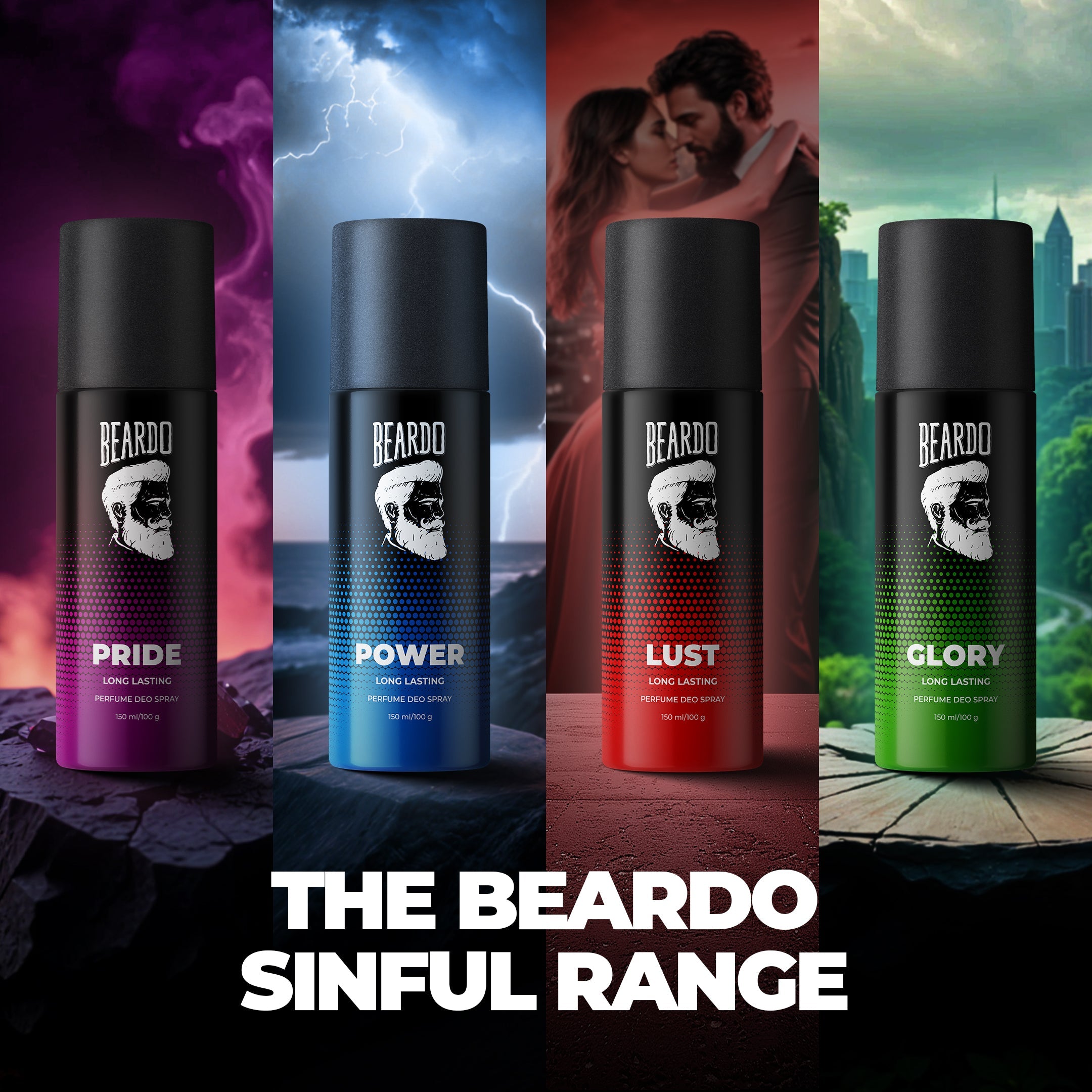 Beardo Pride Perfume Deo Spray, 150ml - Image 5 - Buy from Indicrest