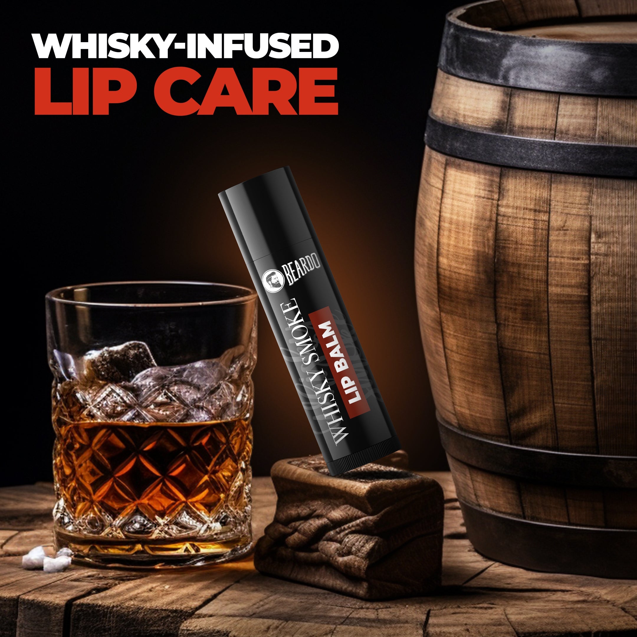 Beardo Whisky Smoke Lip Balm, 4g - Image 5 - Buy from Indicrest