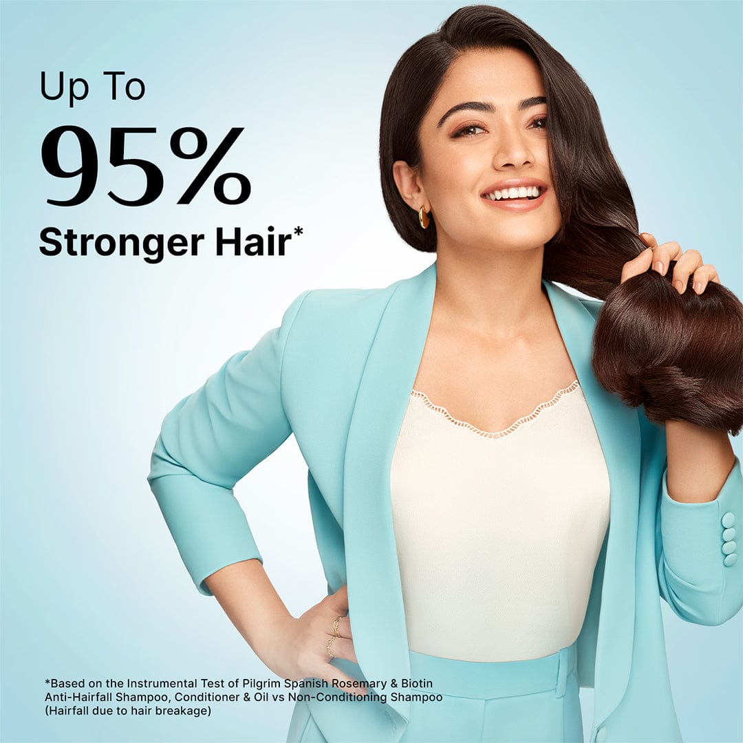 Pilgrim Spanish Rosemary & Biotin Anti-Hairfall Conditioner, 200ml - Image 6 - Buy from Indicrest