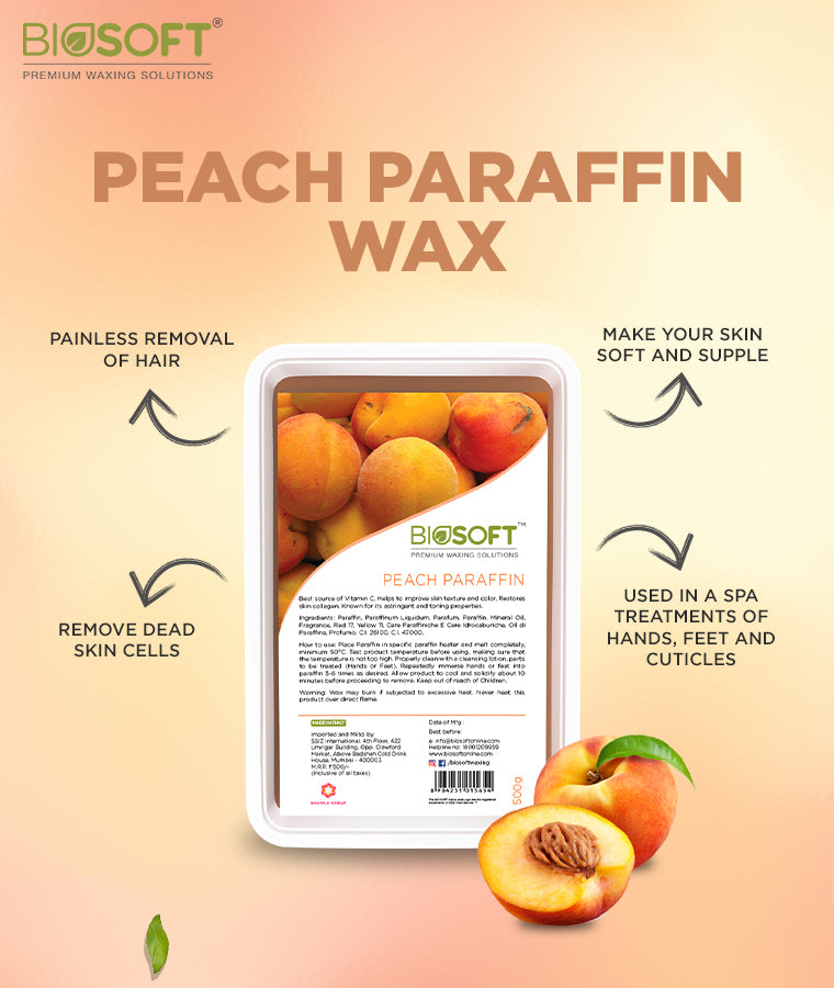 Biosoft PEACH PARAFFIN WAX - Image 5 - Buy from Indicrest