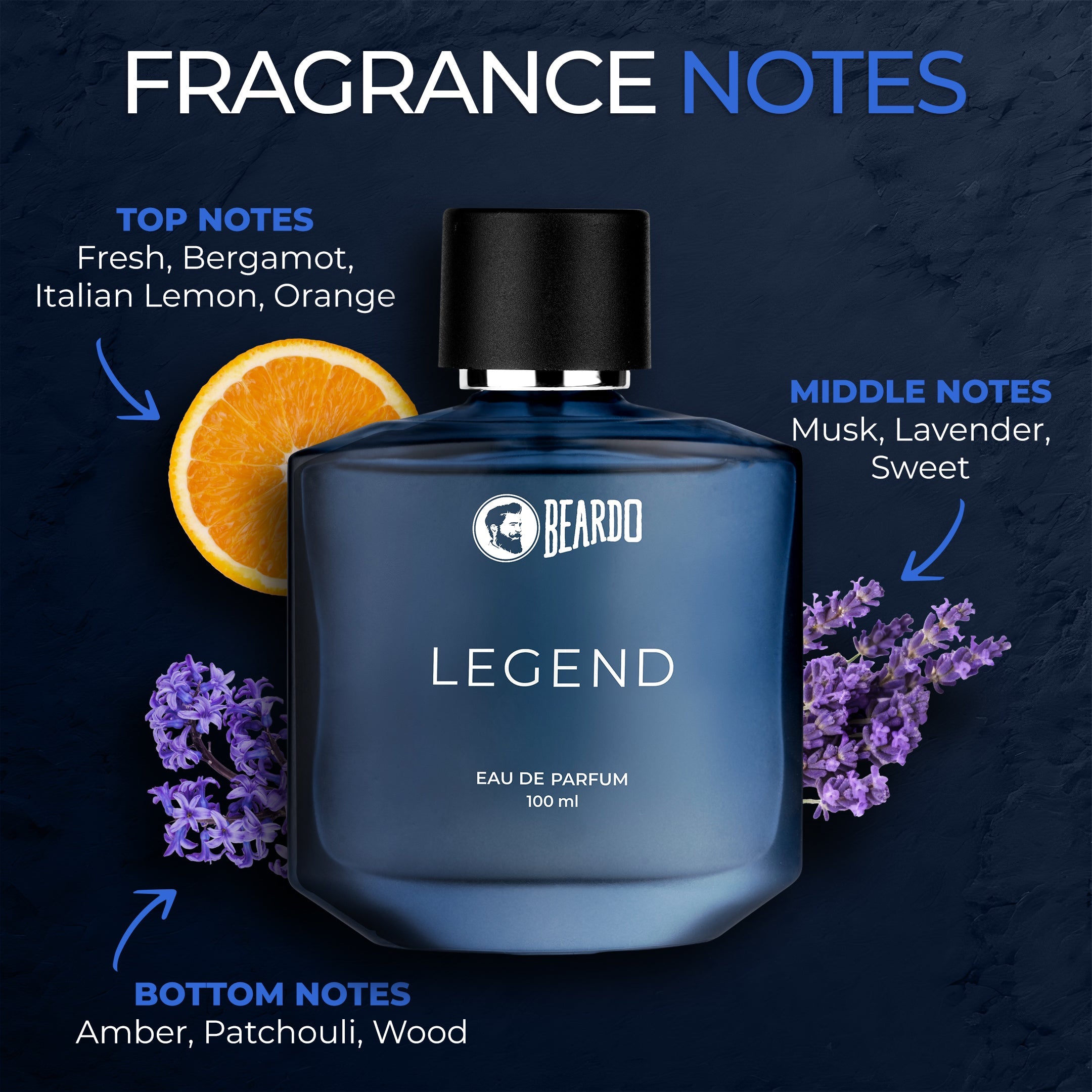 Beardo Legend Perfume EDP, 100ml - Image 5 - Buy from Indicrest