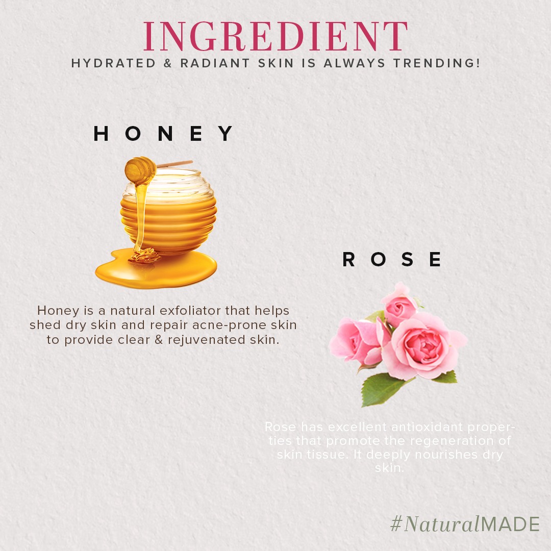 Khadi Natural Rose & Honey Skin Care Combo Pack Of 3 – 210ml Each - Image 3 - Buy from Indicrest