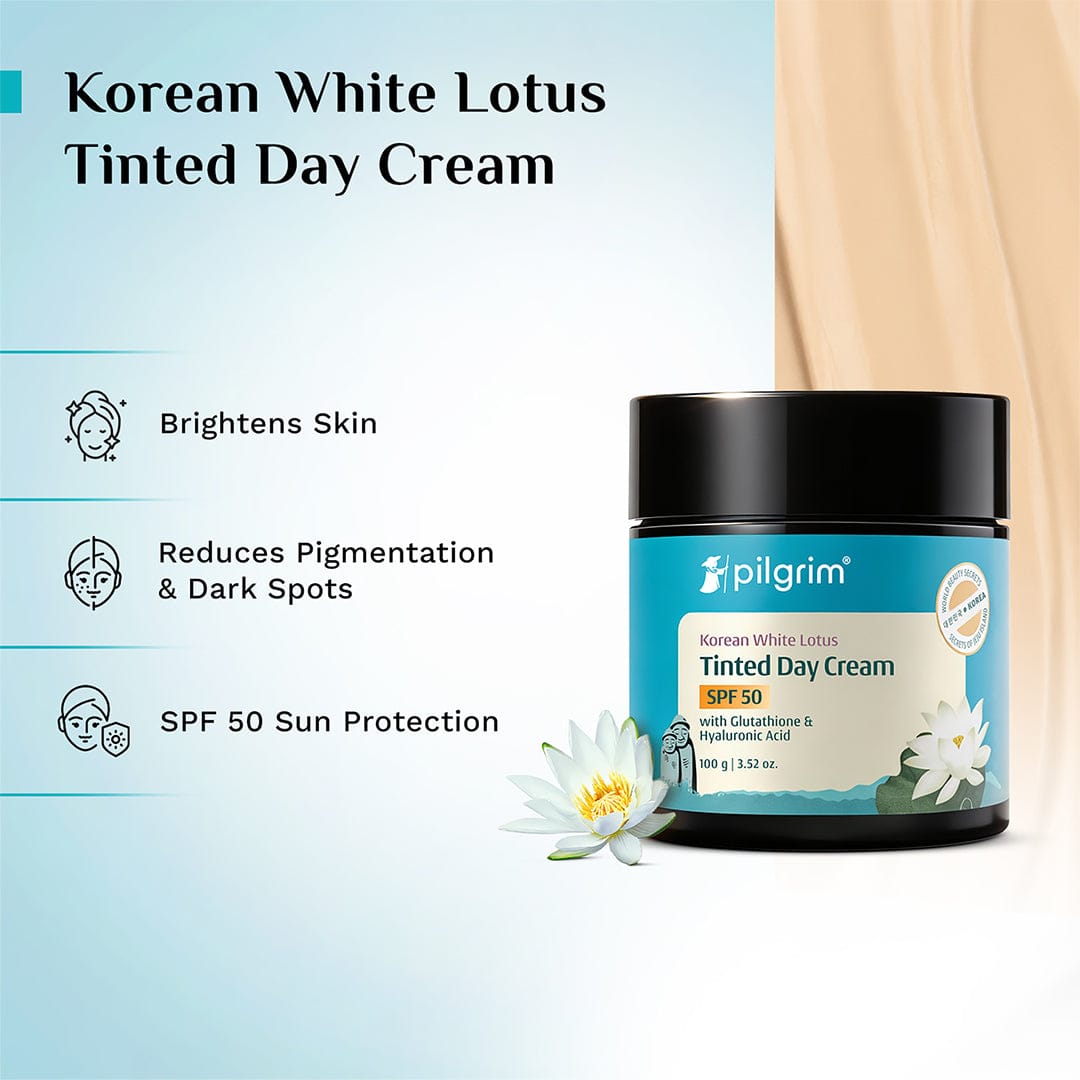 Pilgrim Detan & Glow Men Skincare Kit, Face Wash 100ml + Brightening Serum 30ml + White Lotus Day Cream 100g - Image 5 - Buy from Indicrest