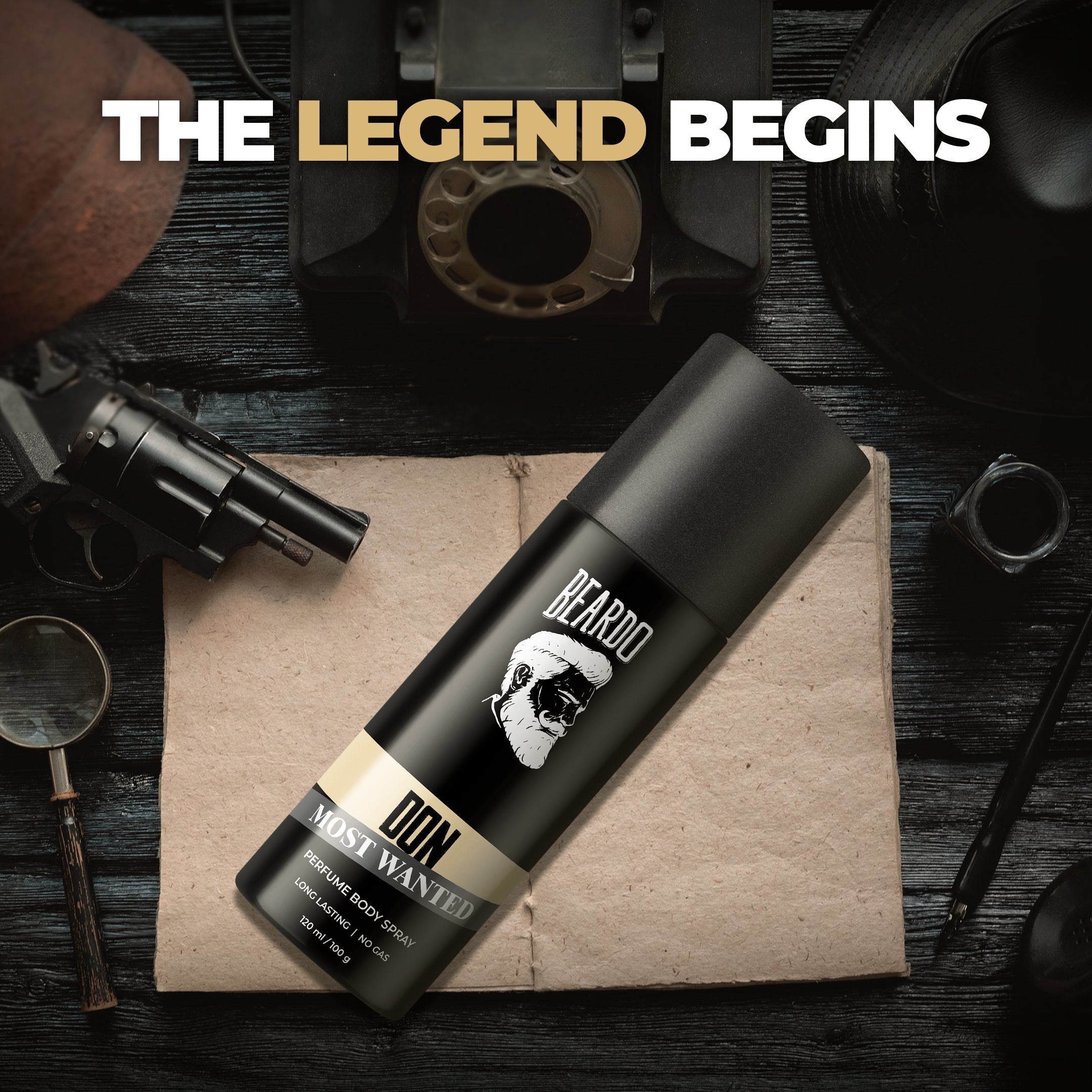 Beardo Don Most Wanted Perfume Body Spray, 120ml - Image 5 - Buy from Indicrest