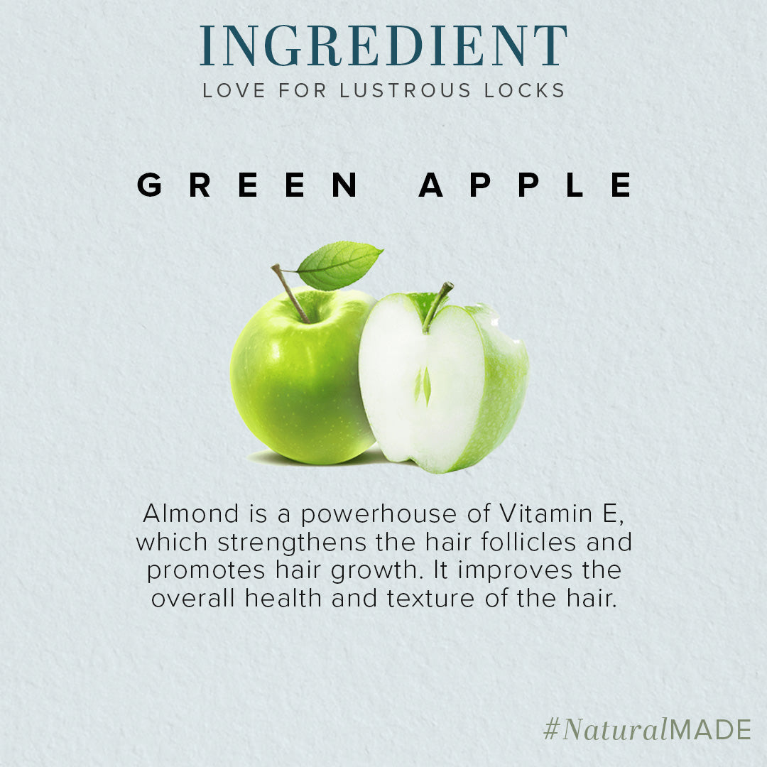 Khadi Natural Green Apple Conditioner With Hair Cleanser - 210ml Sale - Image 3 - Buy from Indicrest