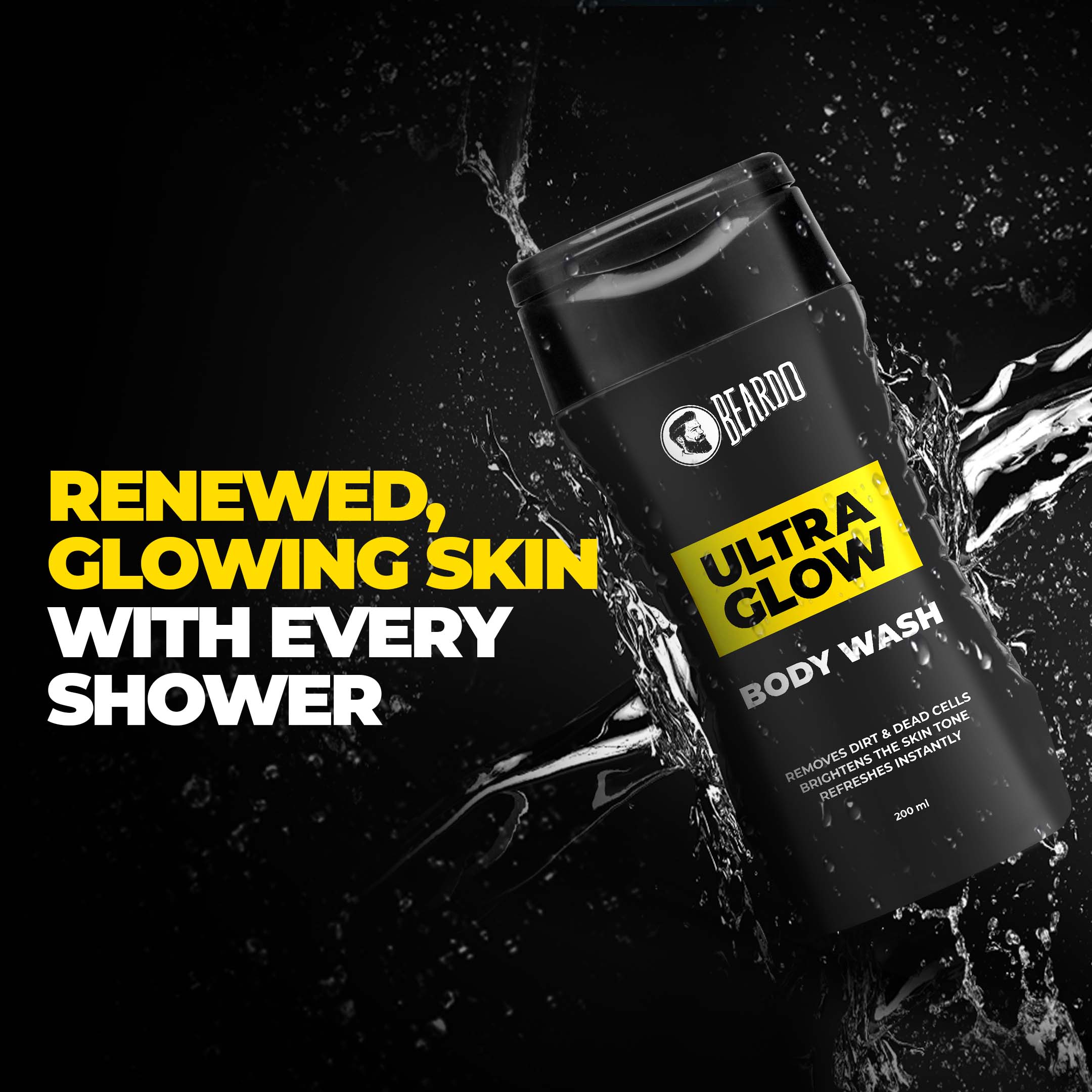 Beardo Ultraglow Bodywash, 200ml - Image 5 - Buy from Indicrest
